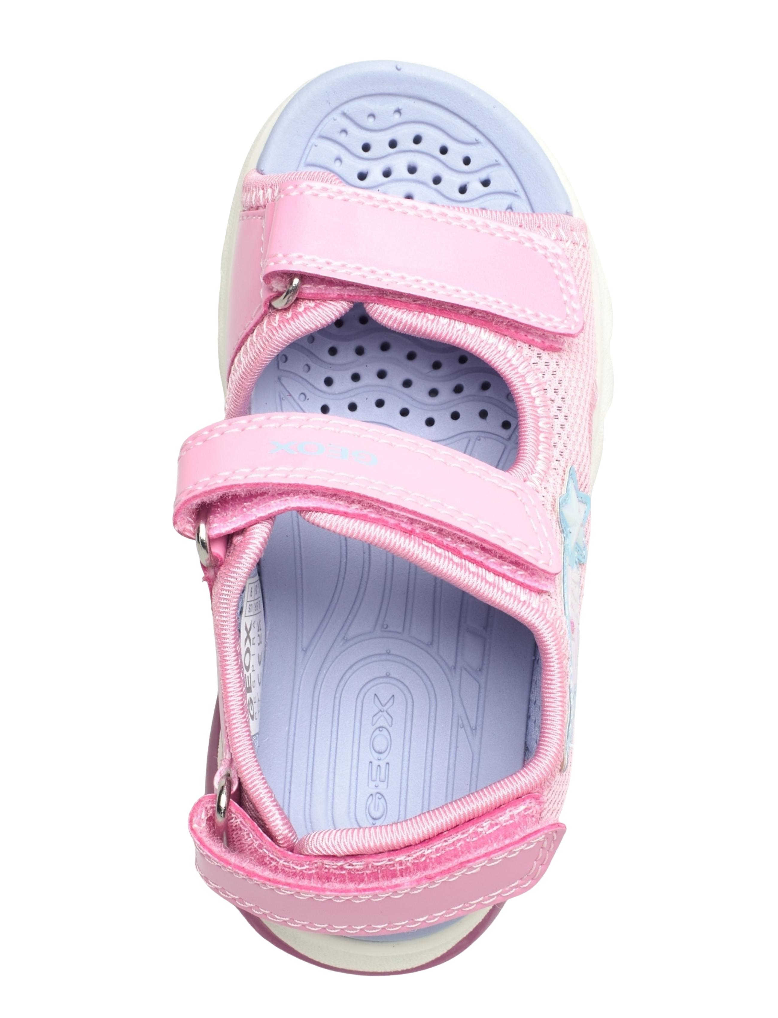 GEOX - J SANDAL CIBERDRON G - sandaalid - pink/lt sky - 3