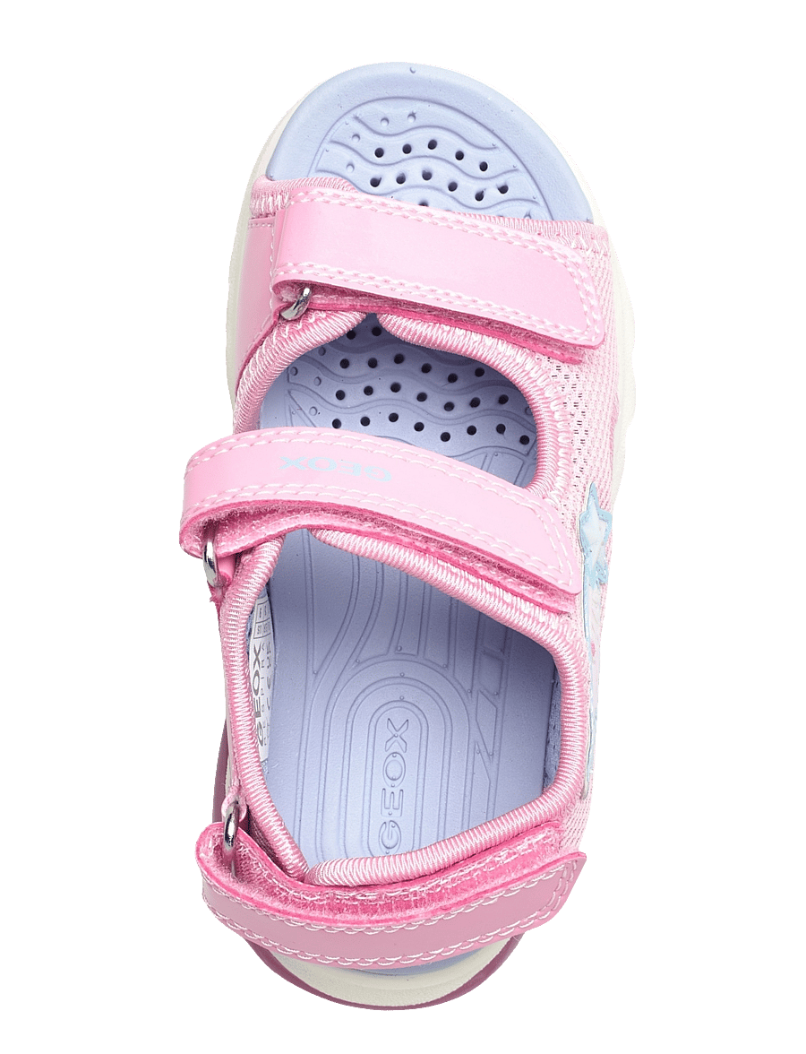 GEOX - J SANDAL CIBERDRON G - sandaalid - pink/lt sky - 3