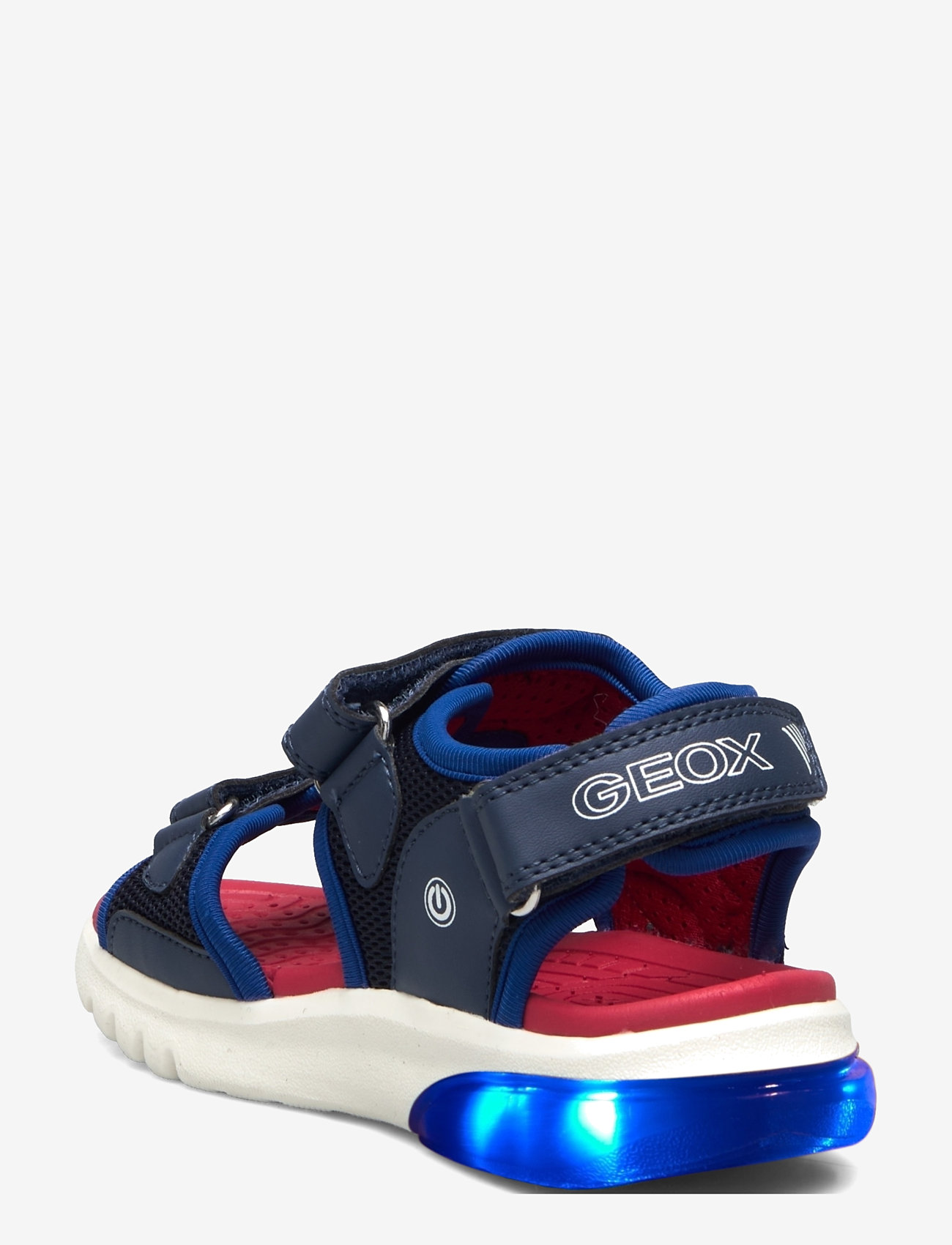 GEOX - J SANDAL CIBERDRON B - navy/red - 2