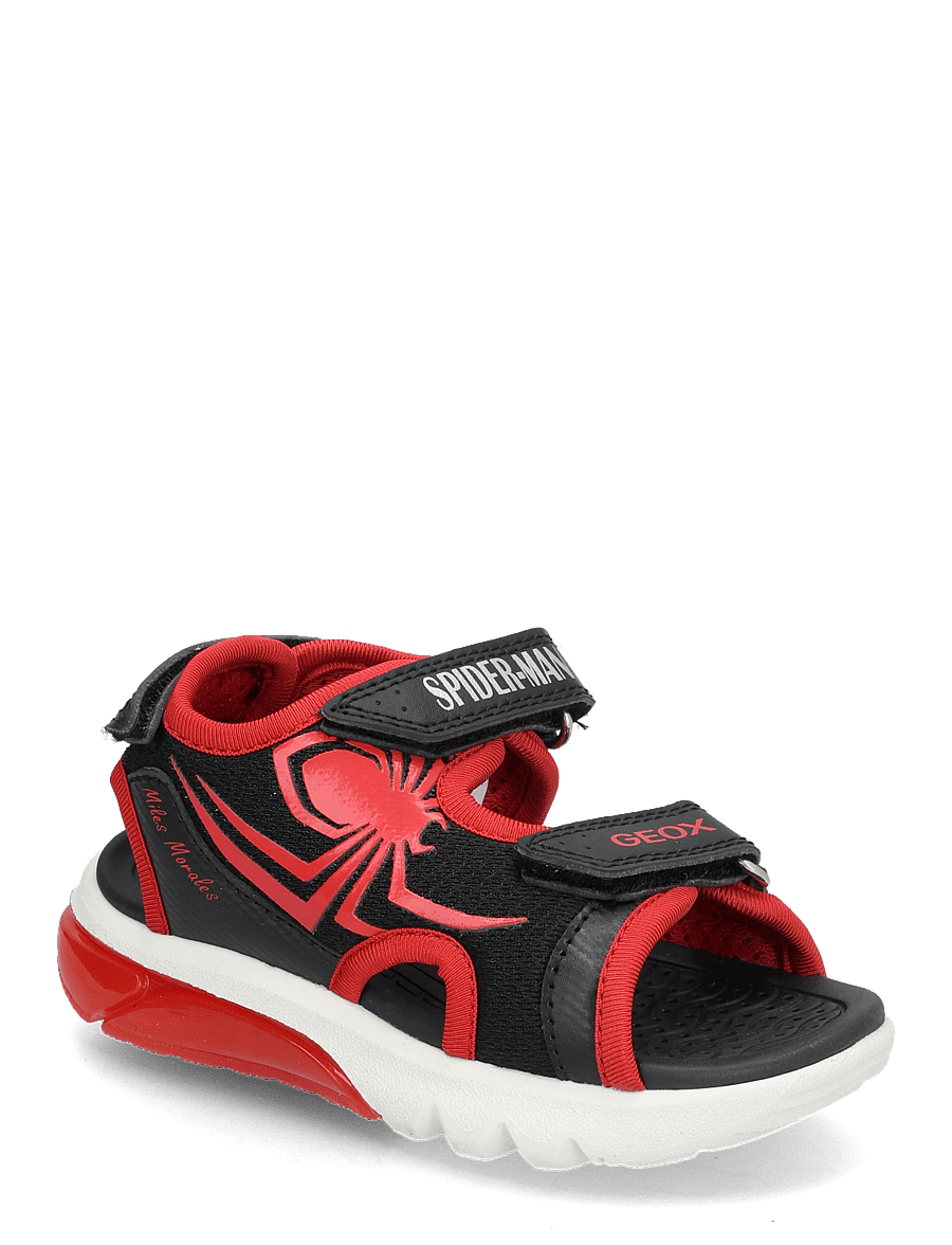 GEOX - J SANDAL CIBERDRON B - sandalen - black red - 0