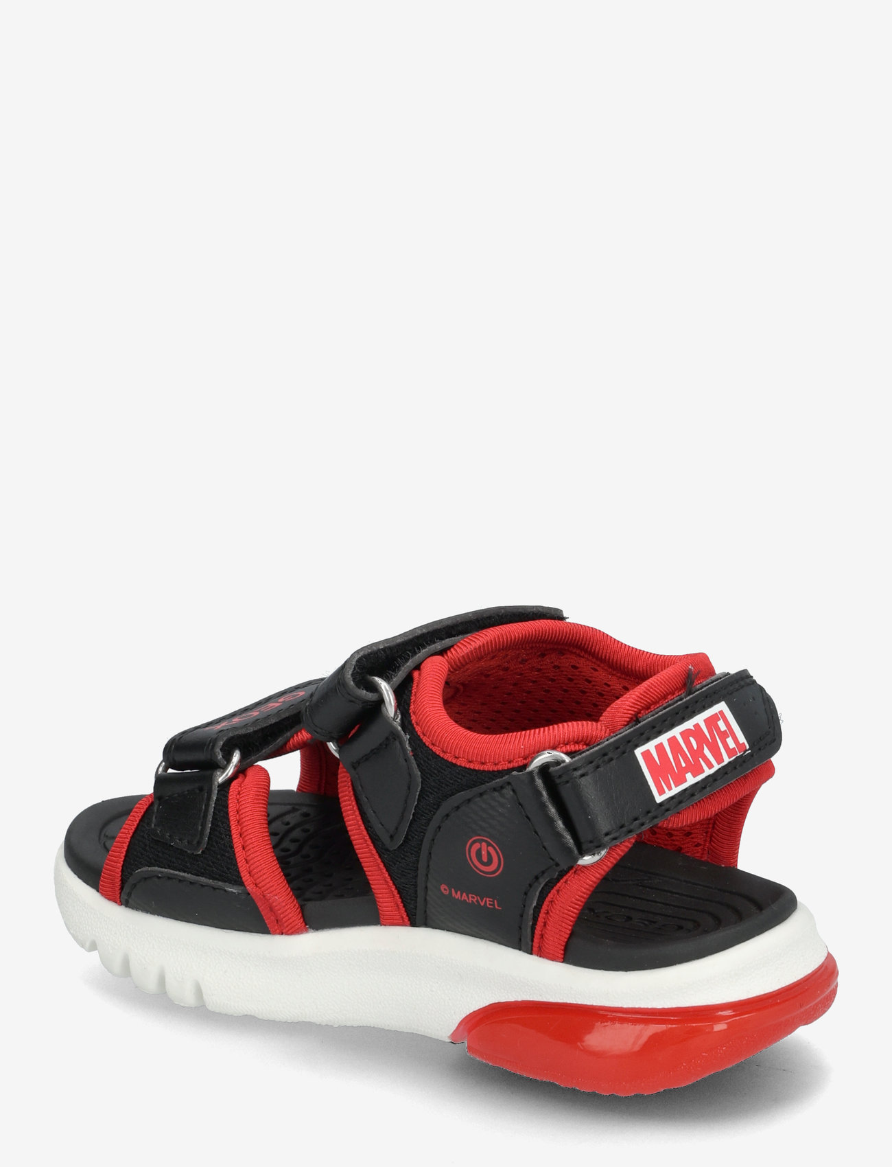 GEOX - J SANDAL CIBERDRON B - sünnipäevakingitused - black red - 2