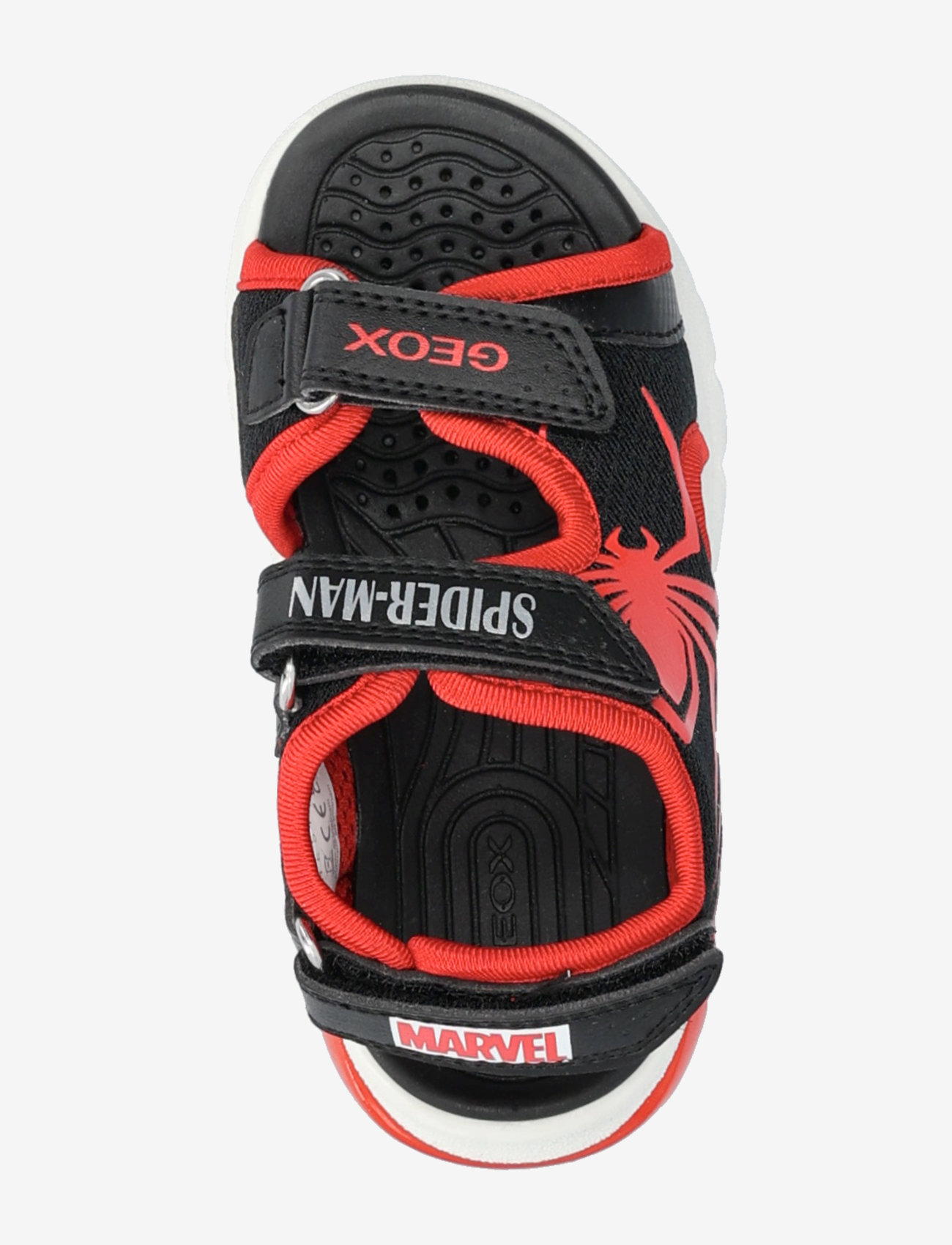 GEOX - J SANDAL CIBERDRON B - sünnipäevakingitused - black red - 3