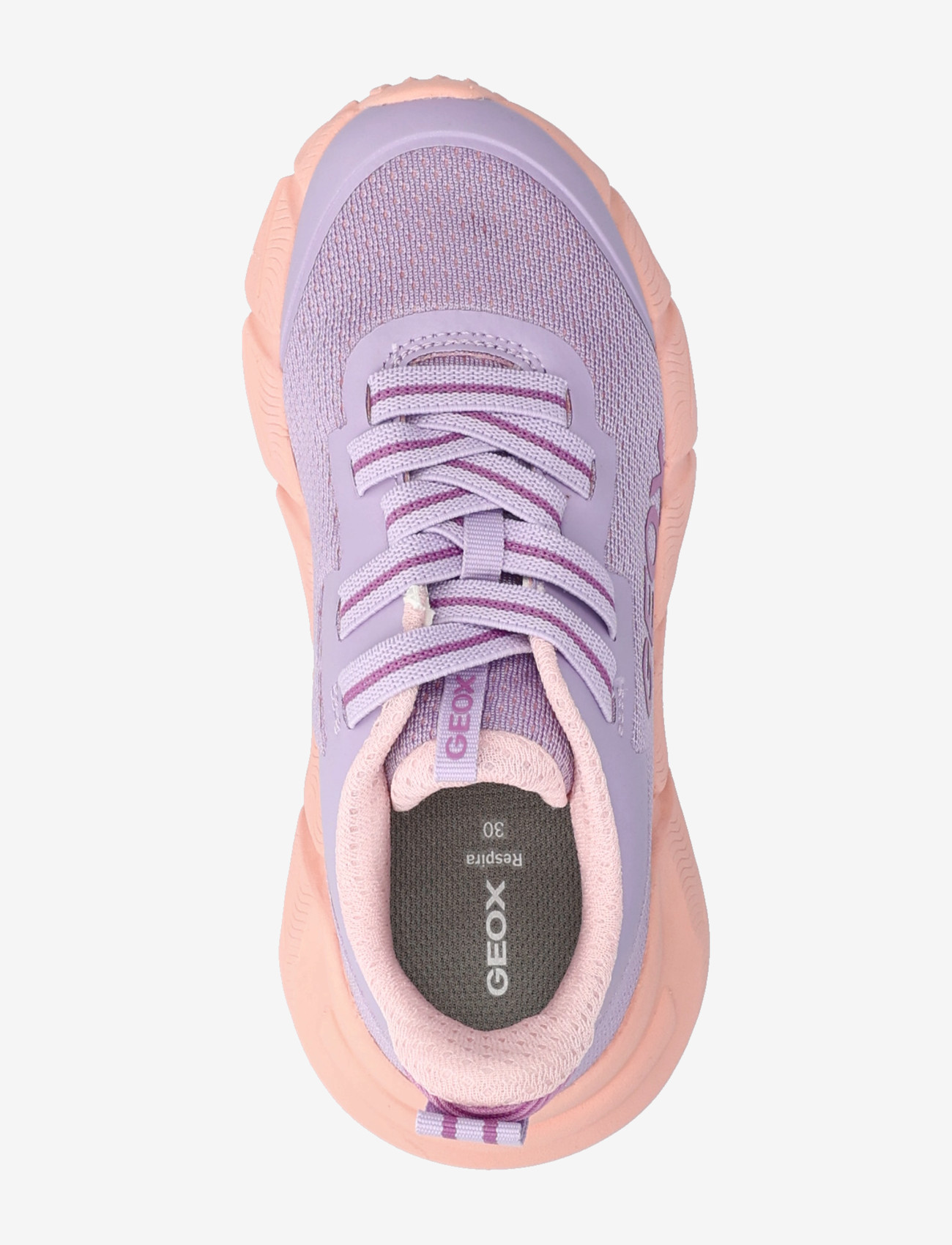 GEOX - J FLEXYPER FAST GIRL - lave sneakers - lilac/lt coral - 3