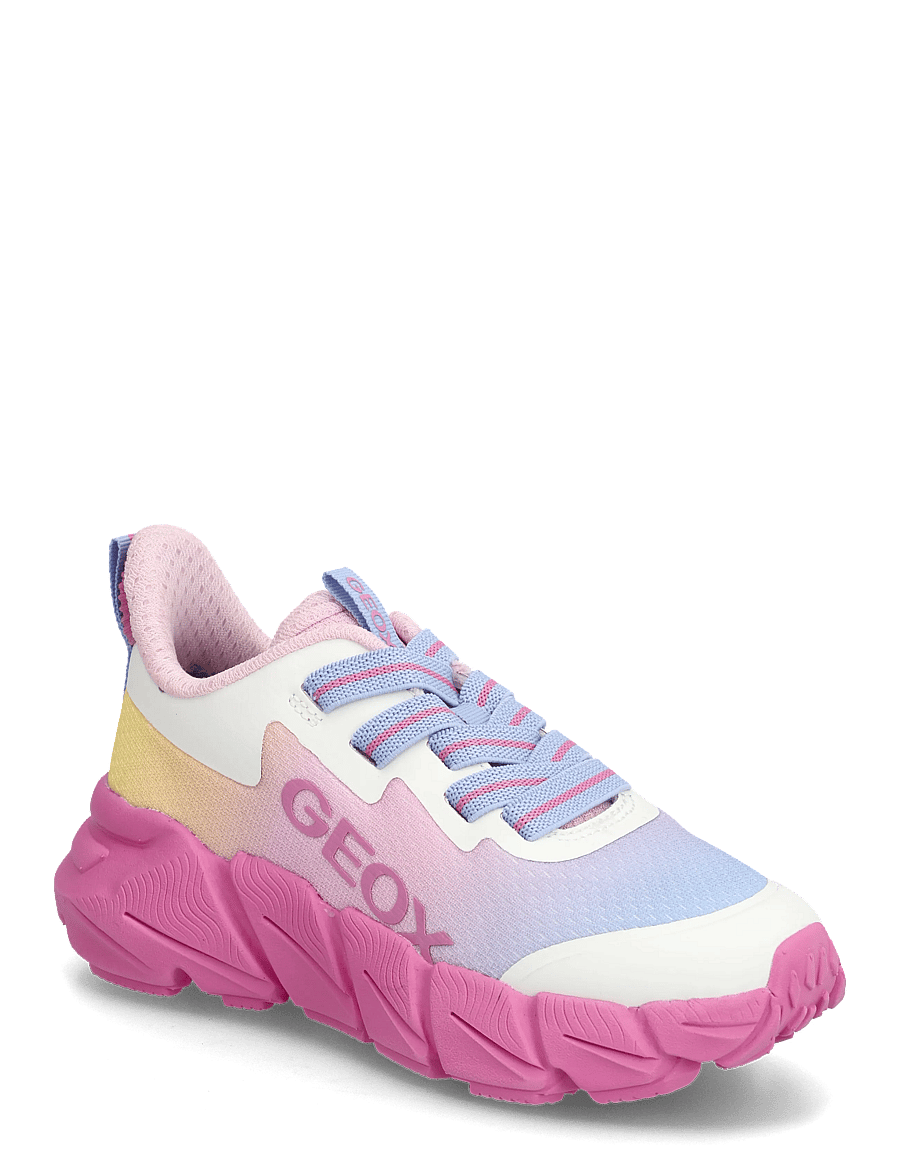 GEOX - J FLEXYPER FAST GIRL - niedriger schnitt - fuchsia/multicolor - 0