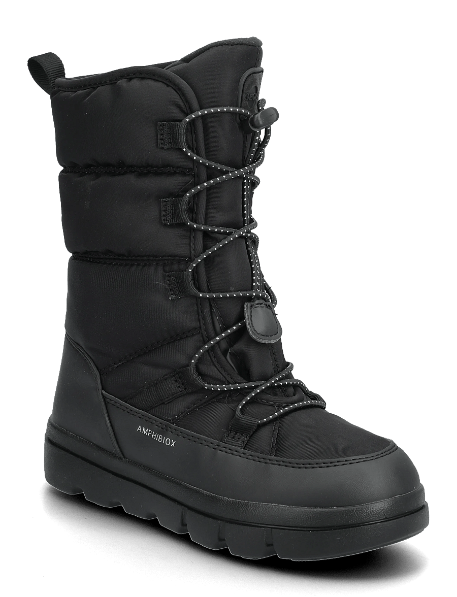 GEOX - J WILLABOOM GIRL B A - ziemas zābaki - blk oxford - 0