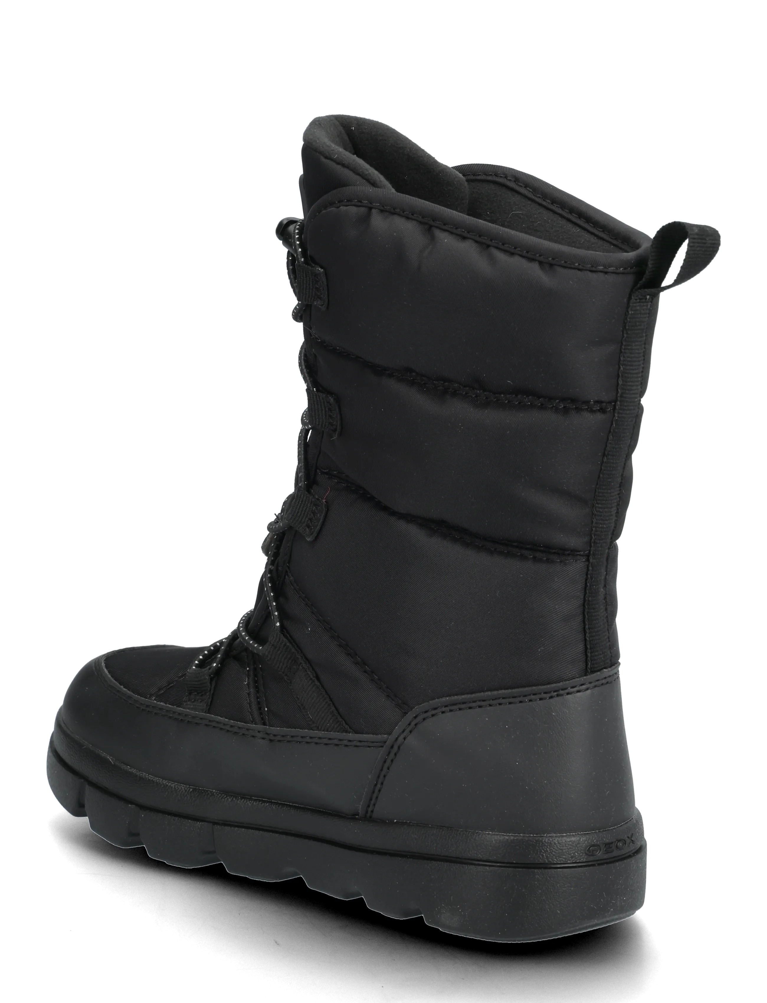 GEOX - J WILLABOOM GIRL B A - ziemas zābaki - blk oxford - 2
