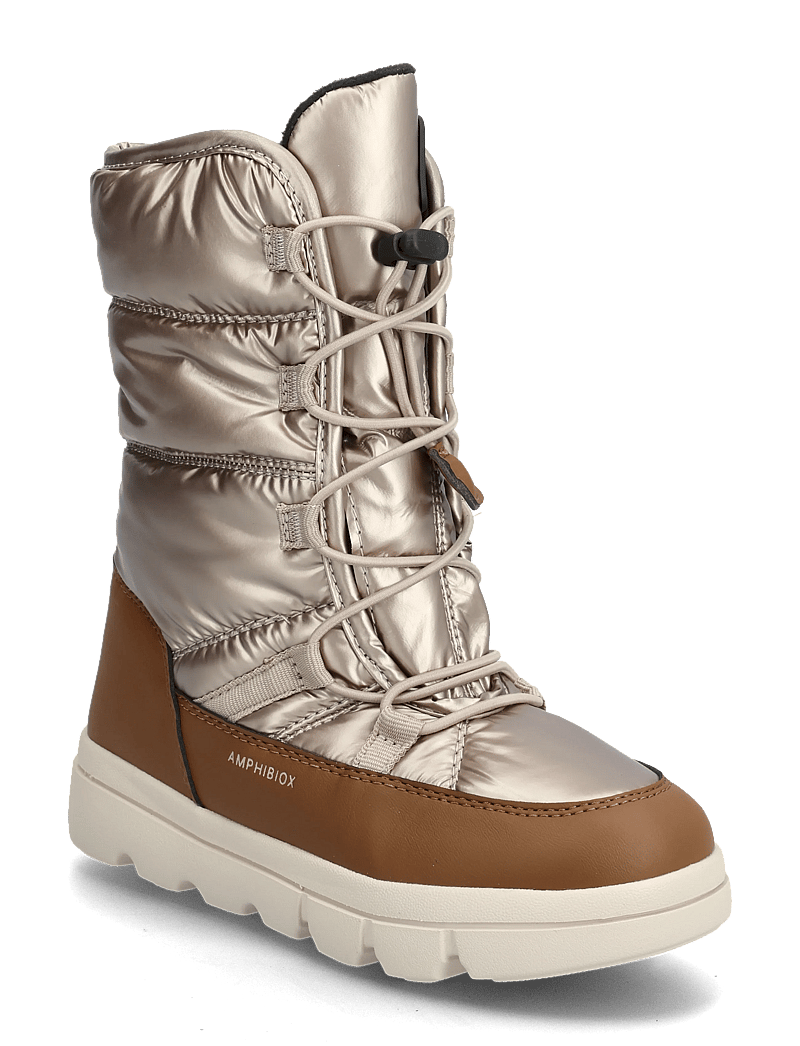 GEOX - J WILLABOOM GIRL B A - winterstiefel - beige/brow - 0