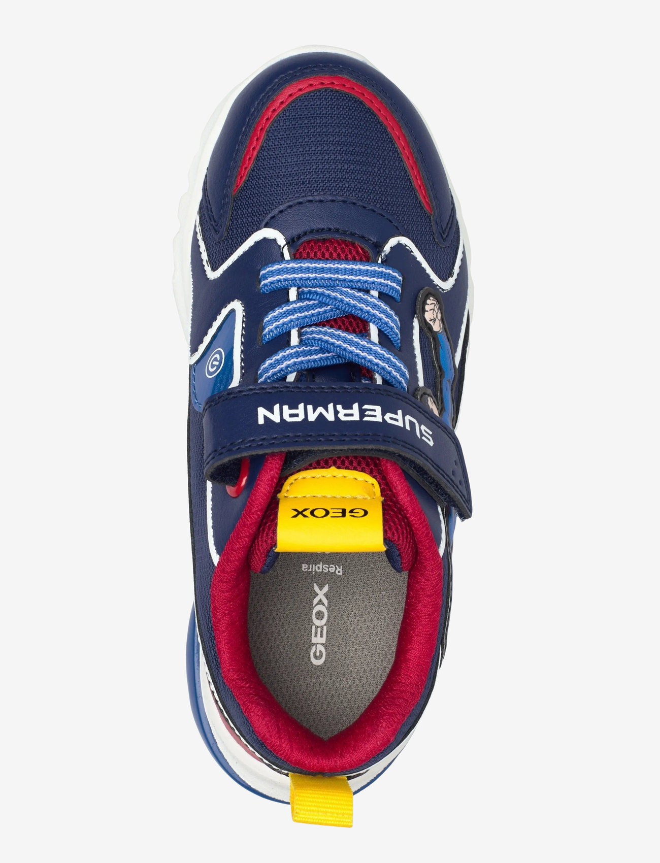 GEOX - J CIBERDRON BOY D - flashing sneakers - blue/red - 3