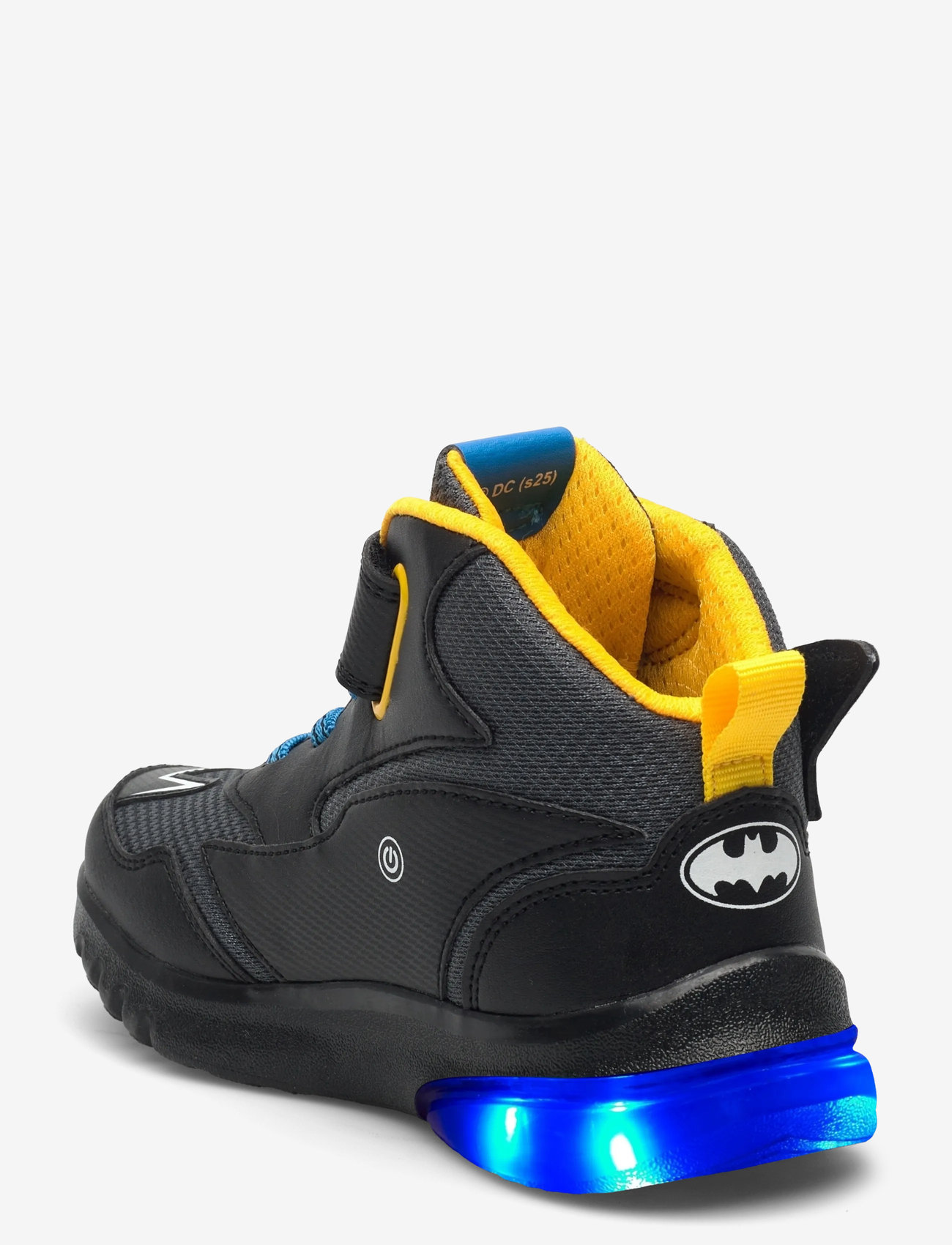 GEOX - J CIBERDRON BOY E - sneakers med lys - blk yellow - 2