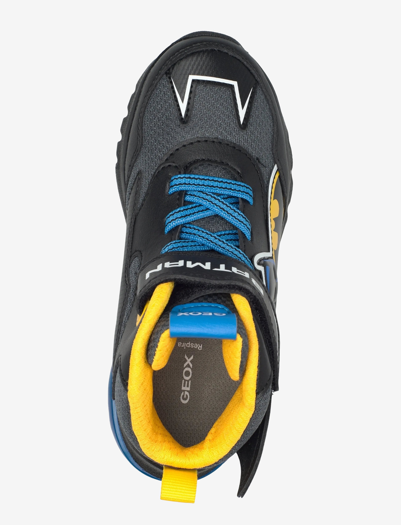 GEOX - J CIBERDRON BOY E - sneakers med lys - blk yellow - 3