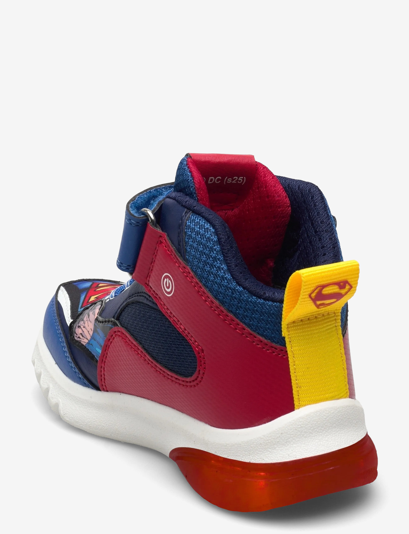 GEOX - J CIBERDRON BOY F - sneakers med lys - blue/red - 2