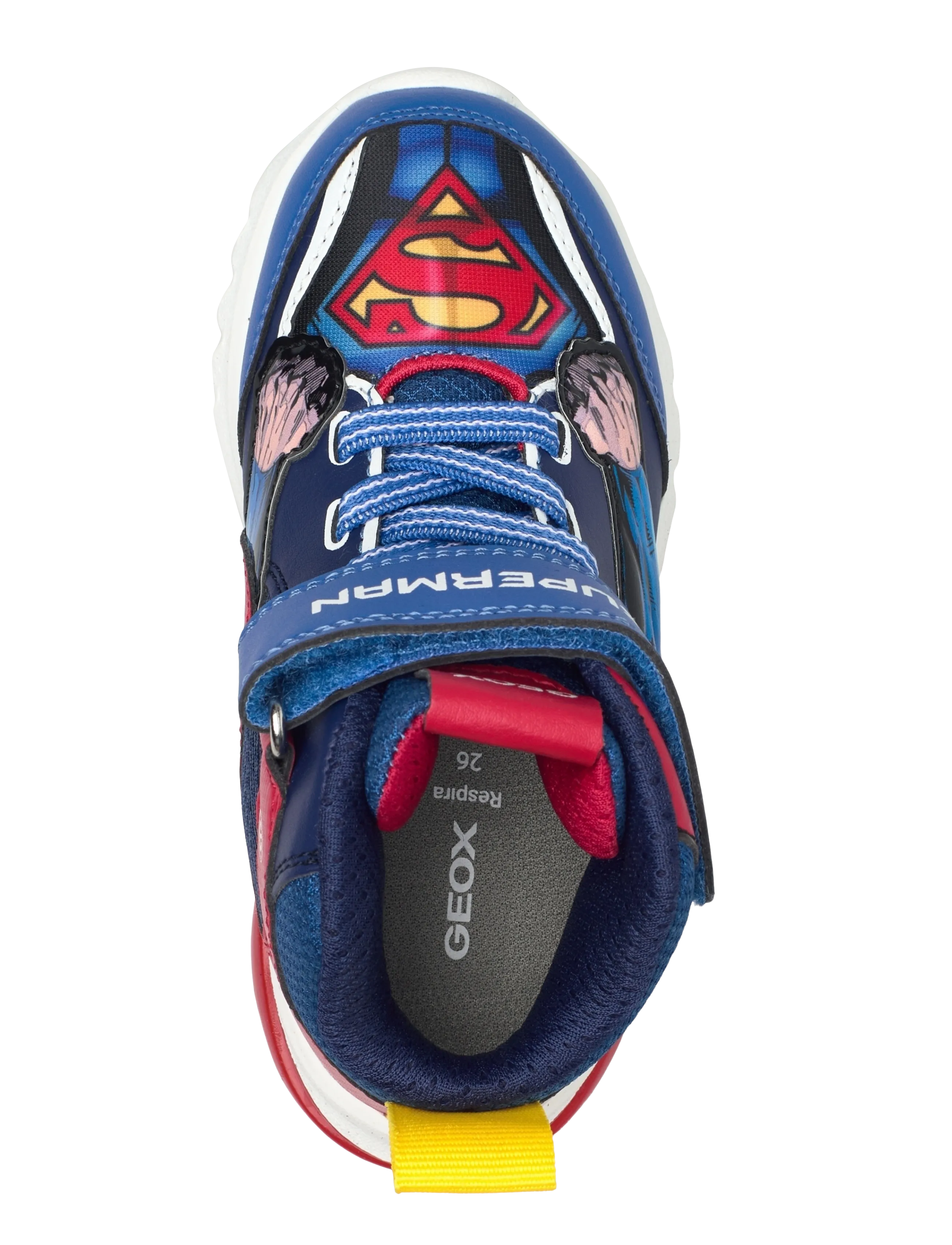 GEOX - J CIBERDRON BOY F - hoher schnitt - blue/red - 3