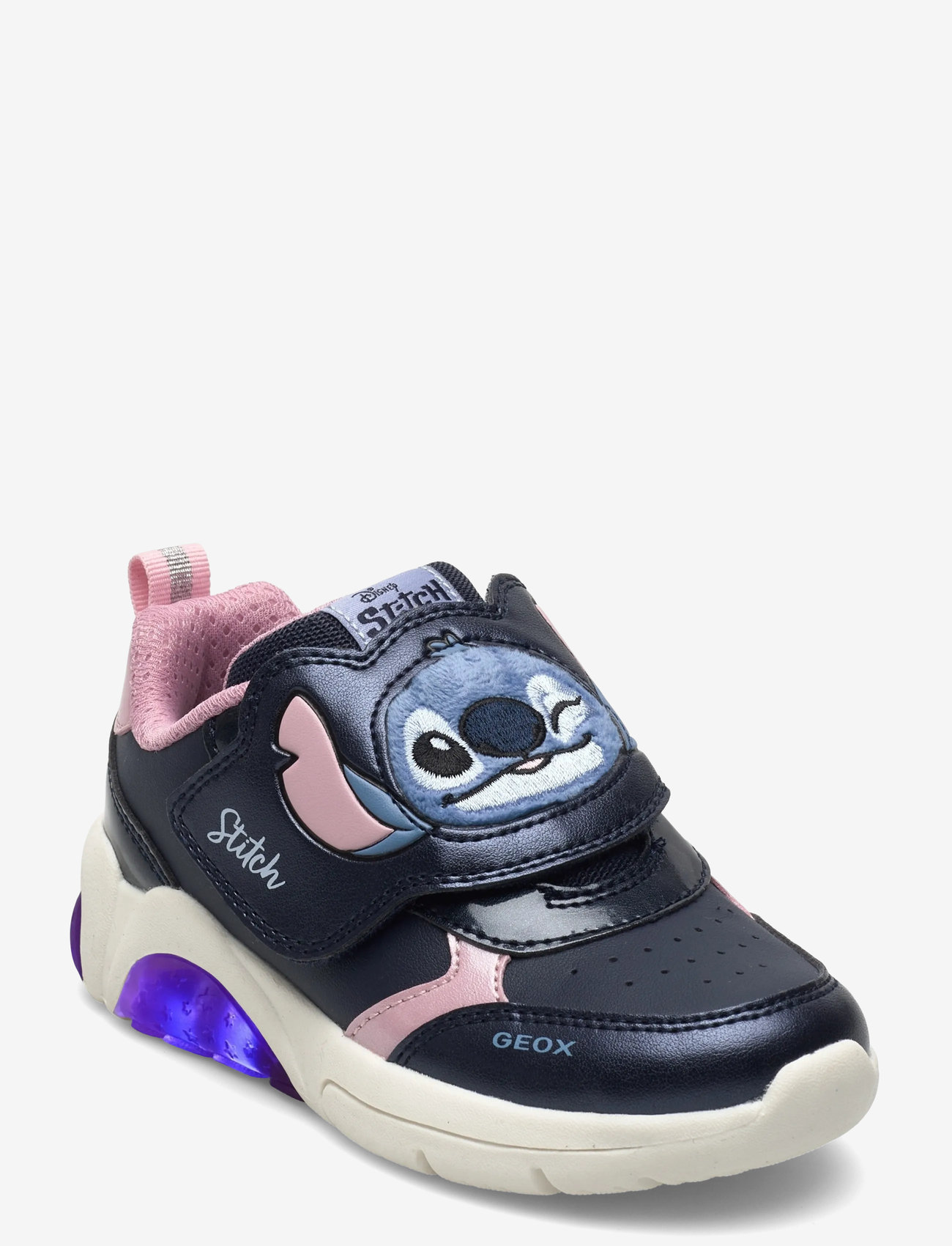 GEOX - J FADINLIGHT GIRL F - blinkande sneakers - navy/pink - 0