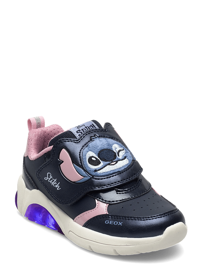 GEOX - J FADINLIGHT GIRL F - blinkande sneakers - navy/pink - 0