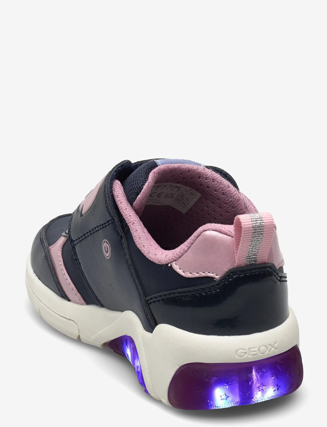 GEOX - J FADINLIGHT GIRL F - blinkande sneakers - navy/pink - 2