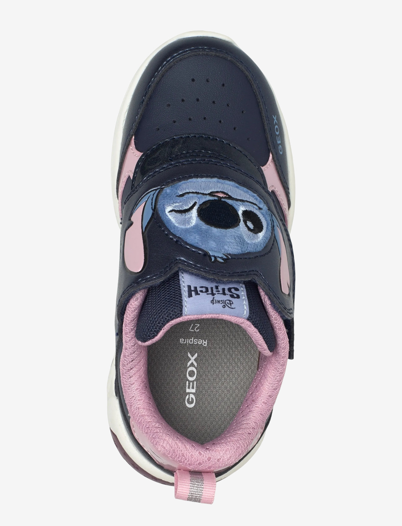 GEOX - J FADINLIGHT GIRL F - blinkande sneakers - navy/pink - 3