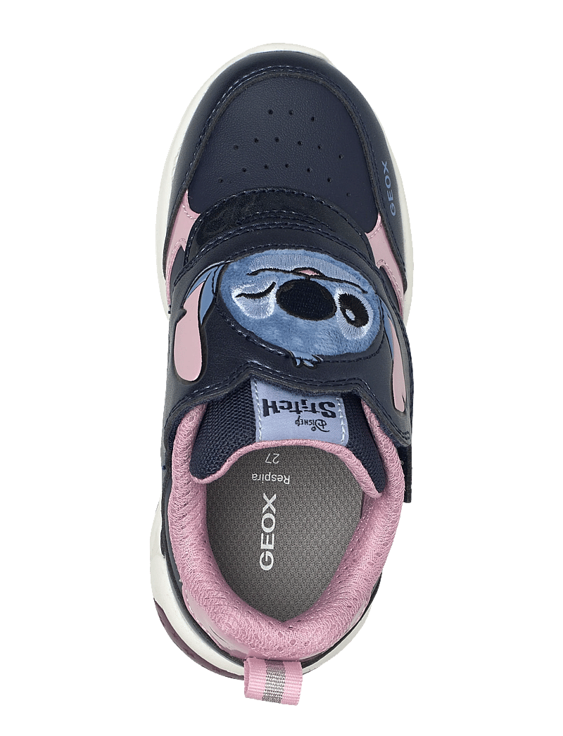 GEOX - J FADINLIGHT GIRL F - blinkande sneakers - navy/pink - 3