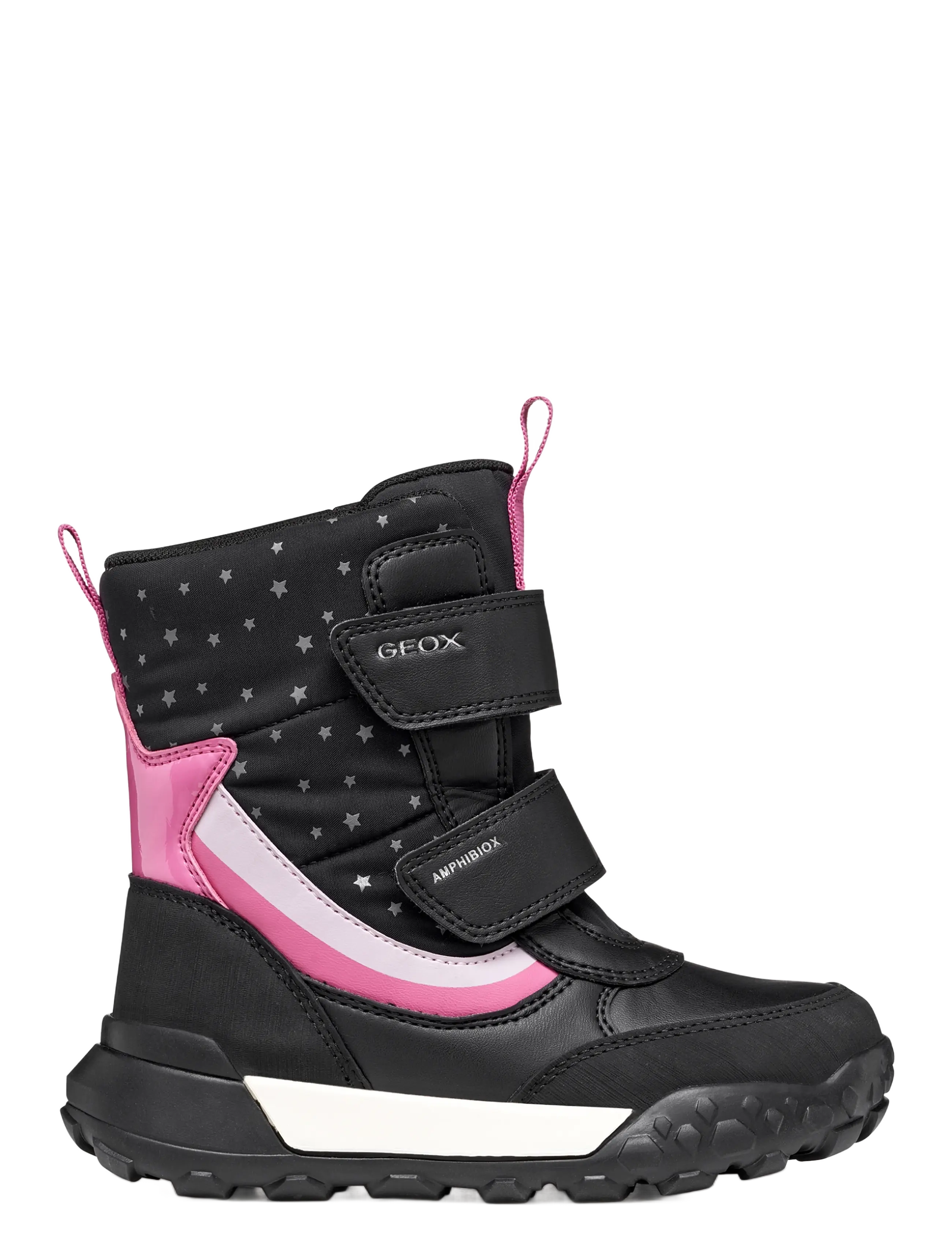 GEOX - J TREKKYUP GIRL B AB - black/fuchsia - 1