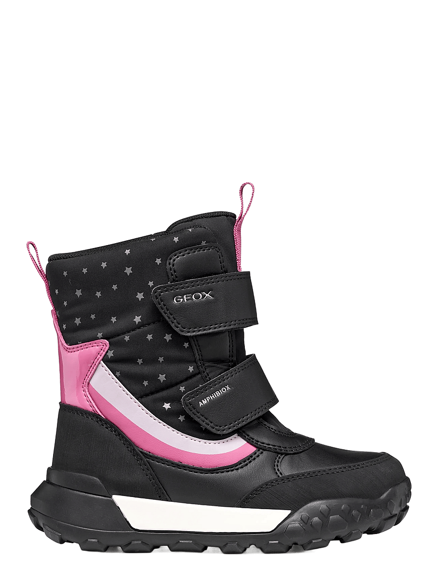 GEOX - J TREKKYUP GIRL B AB - black/fuchsia - 1