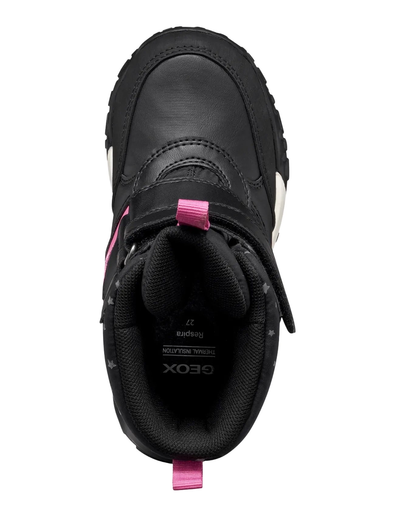 GEOX - J TREKKYUP GIRL B AB - black/fuchsia - 3