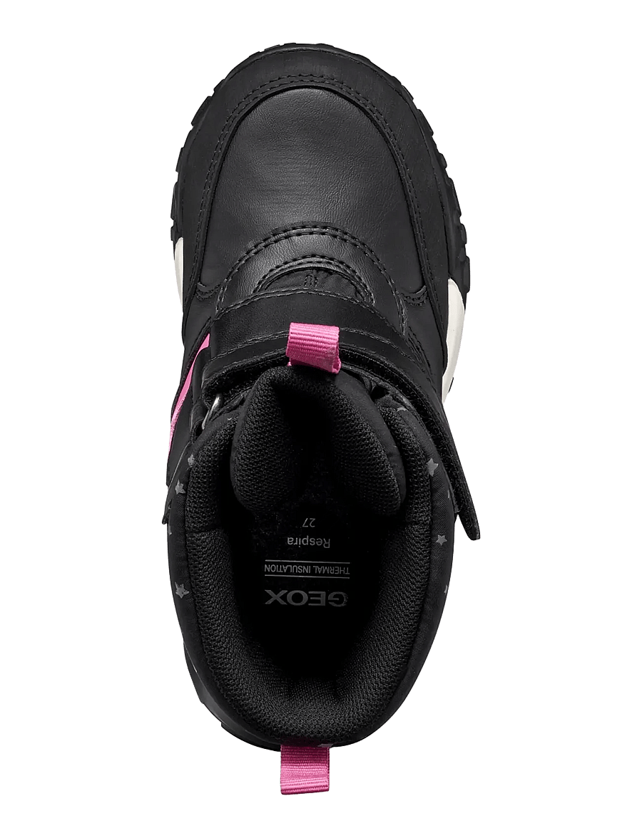 GEOX - J TREKKYUP GIRL B AB - black/fuchsia - 3