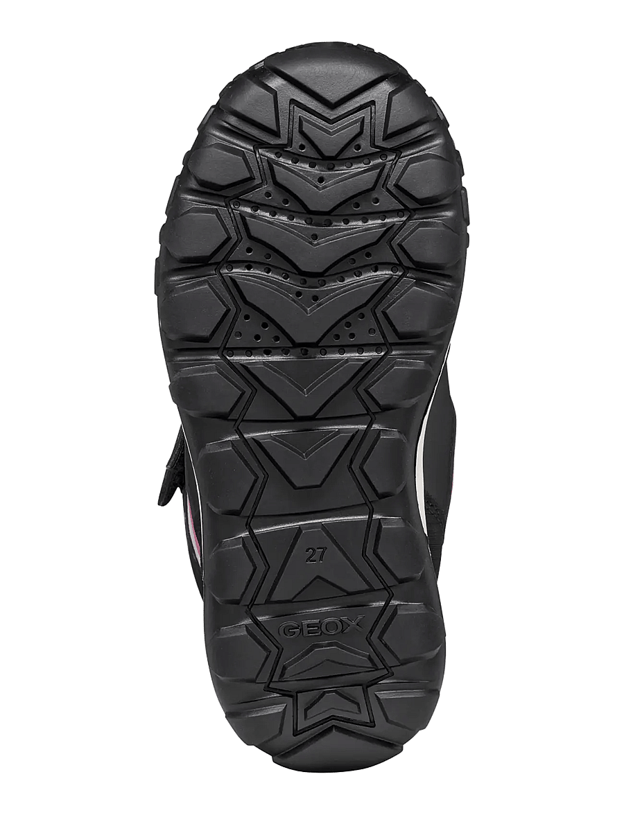 GEOX - J TREKKYUP GIRL B AB - black/fuchsia - 4
