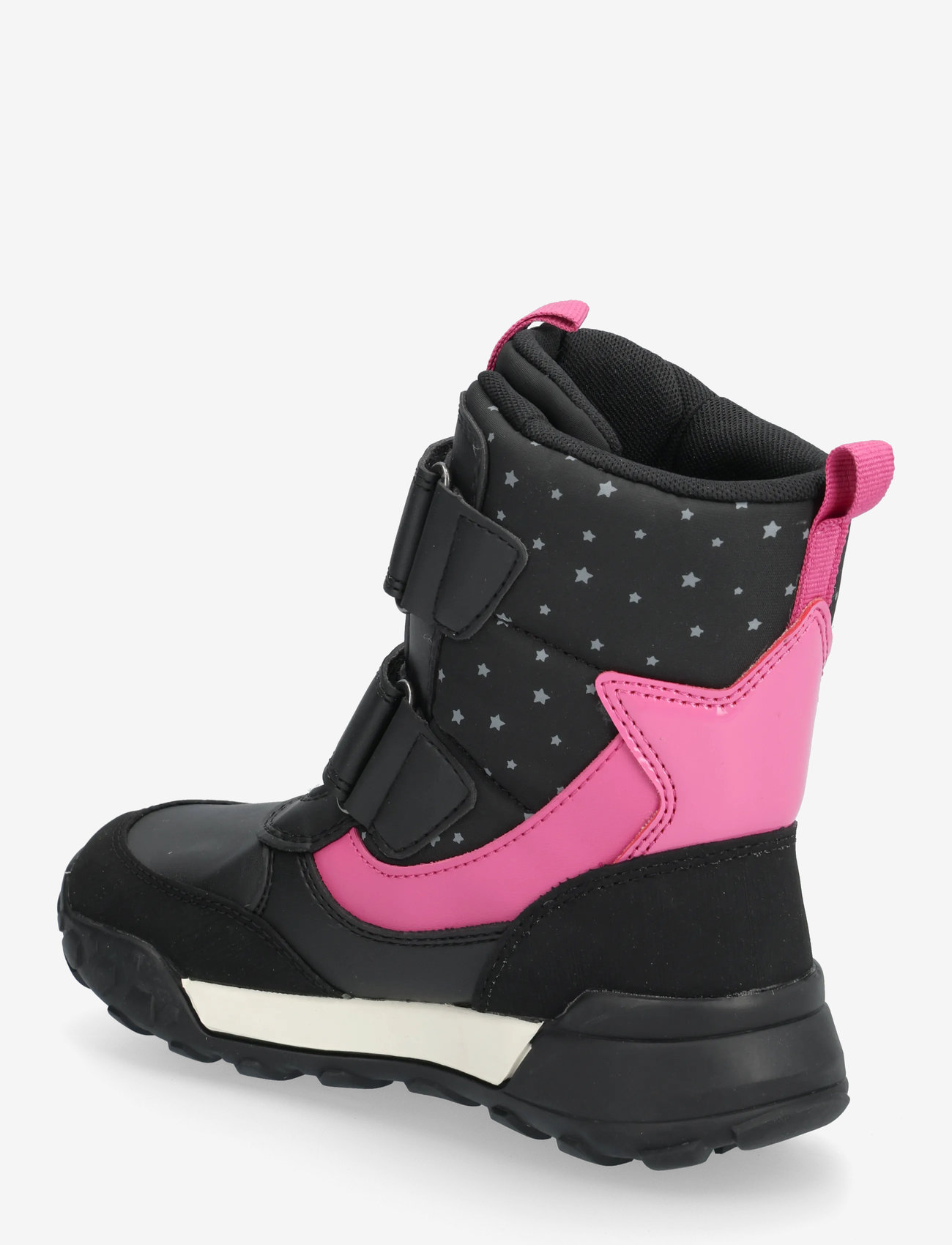 GEOX - J TREKKYUP GIRL B AB - vinterstövlar - black/pink - 2