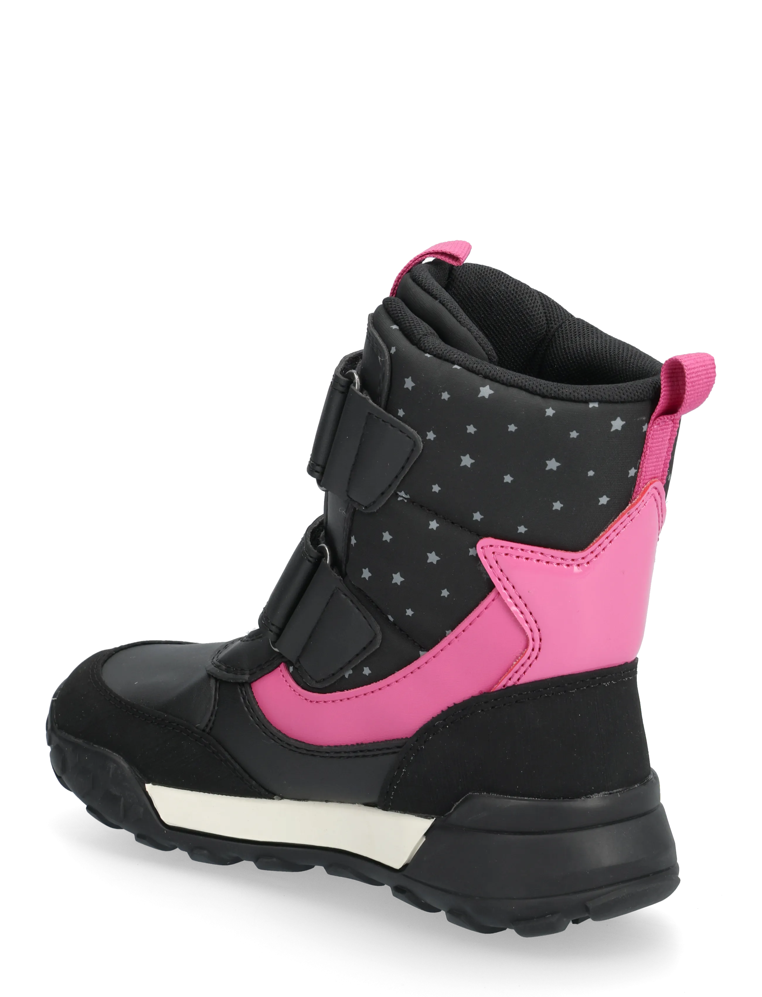 GEOX - J TREKKYUP GIRL B AB - winterstiefel - black/pink - 2