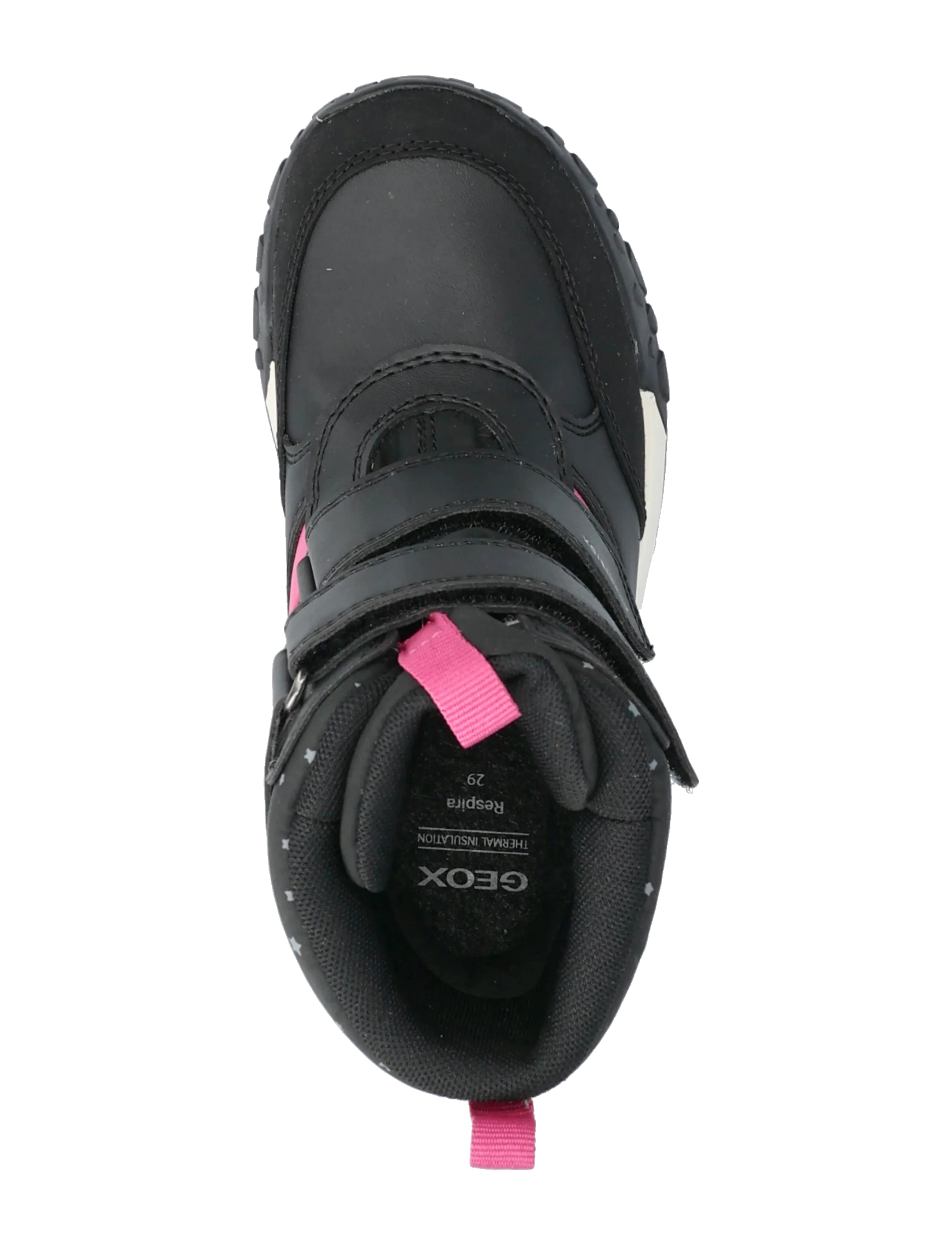 GEOX - J TREKKYUP GIRL B AB - winterstiefel - black/pink - 3