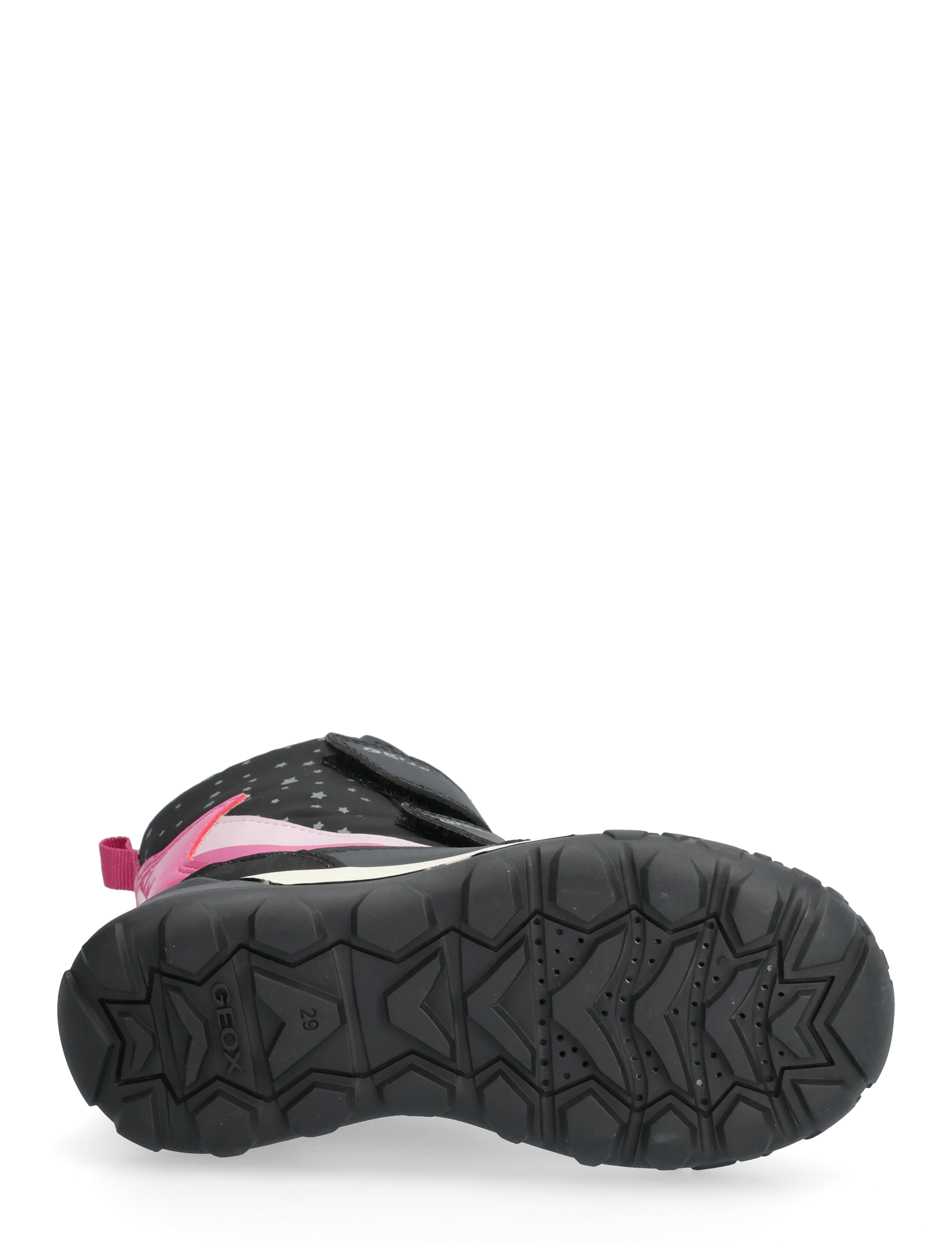 GEOX - J TREKKYUP GIRL B AB - winterstiefel - black/pink - 4