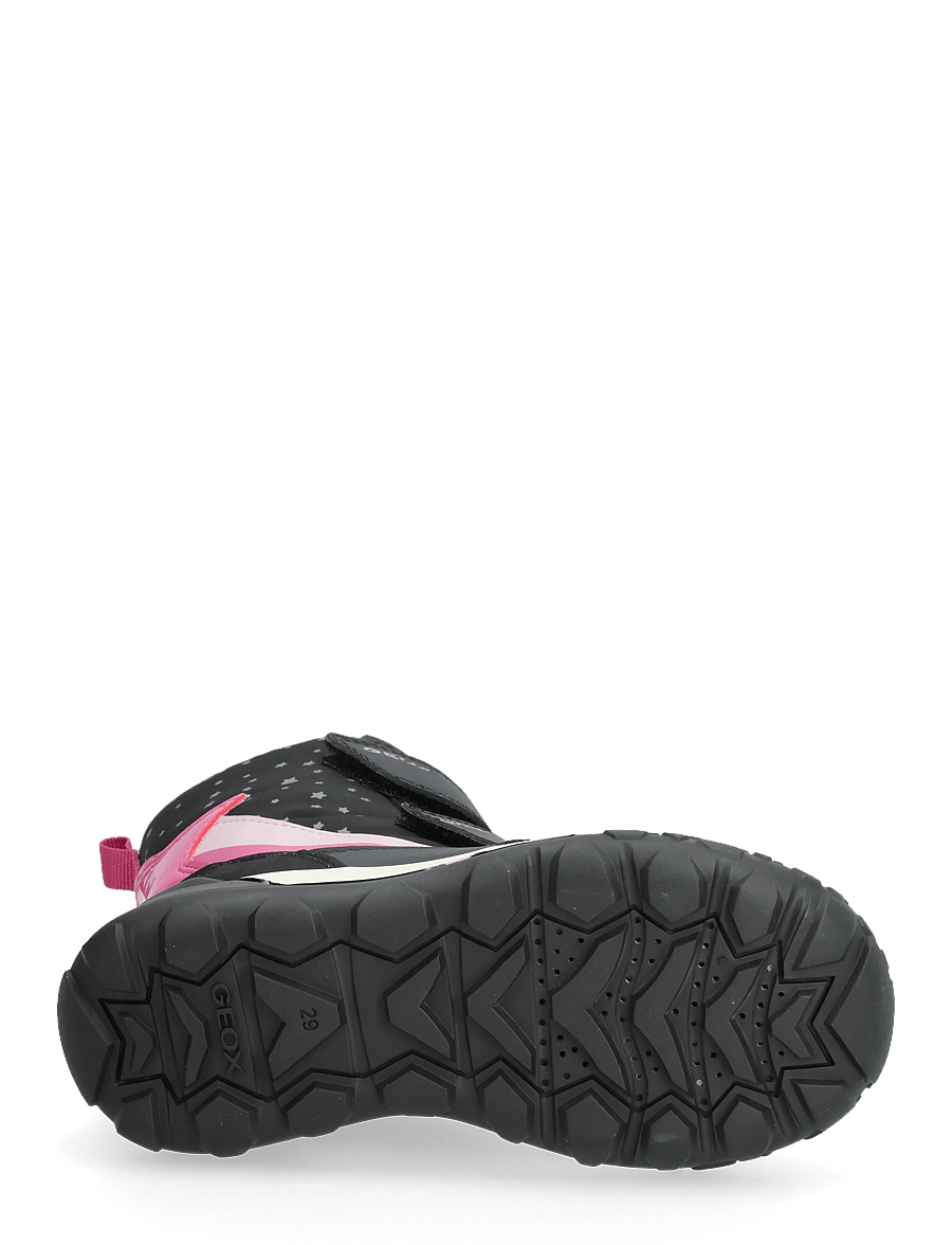 GEOX - J TREKKYUP GIRL B AB - winterstiefel - black/pink - 4