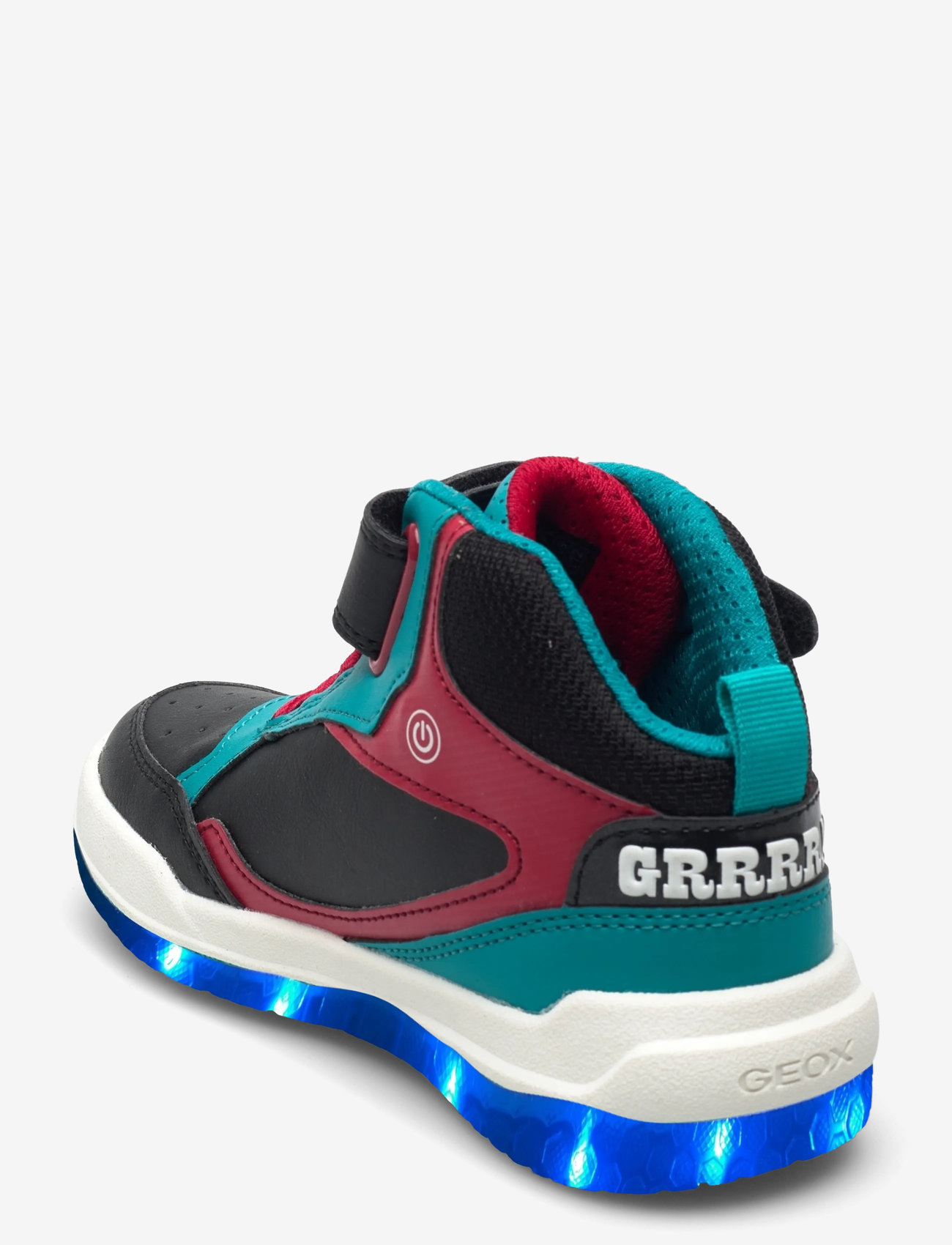 GEOX - J BUZZERLIGHT BOY A - høje sneakers - blk lt blu - 2