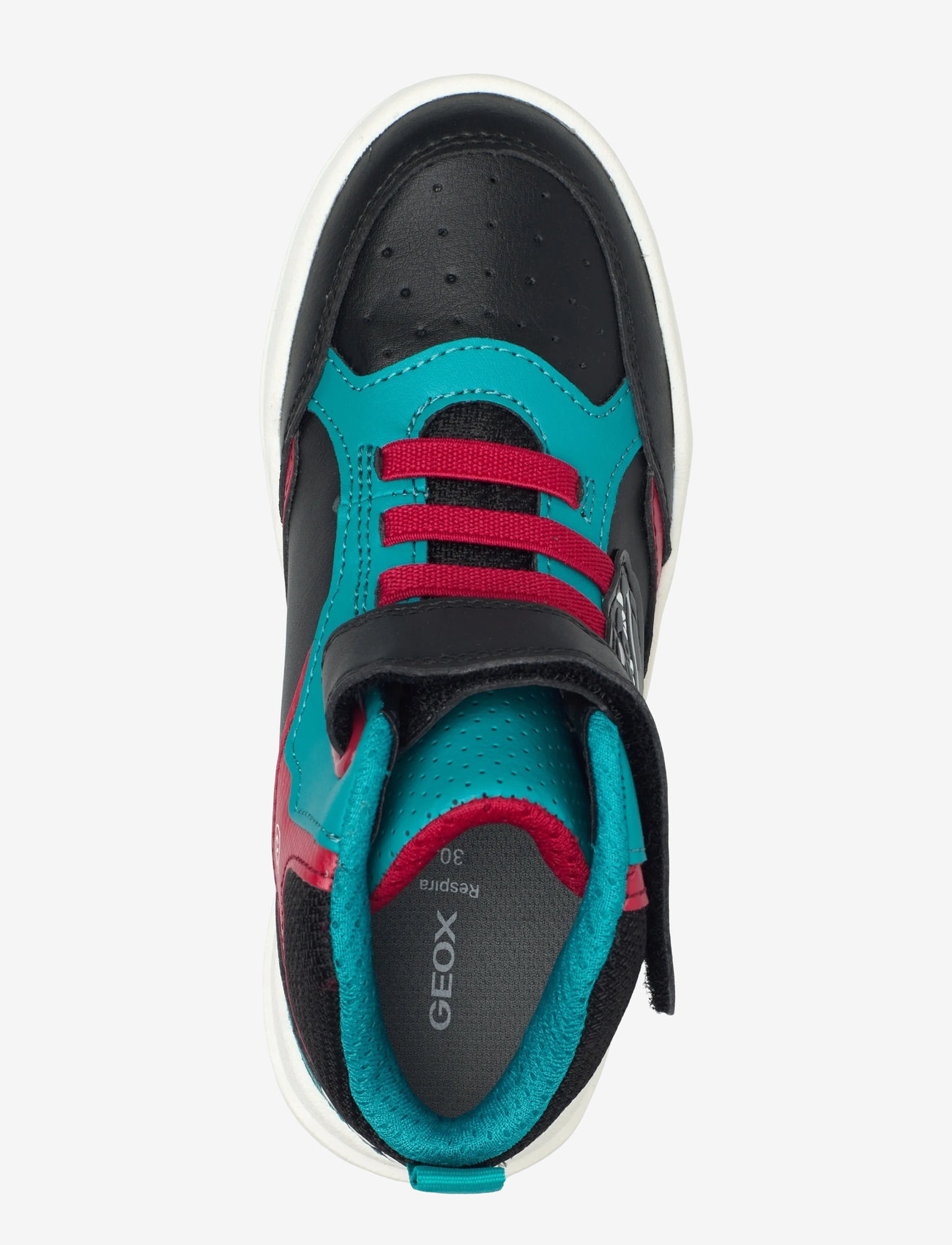 GEOX - J BUZZERLIGHT BOY A - høje sneakers - blk lt blu - 3