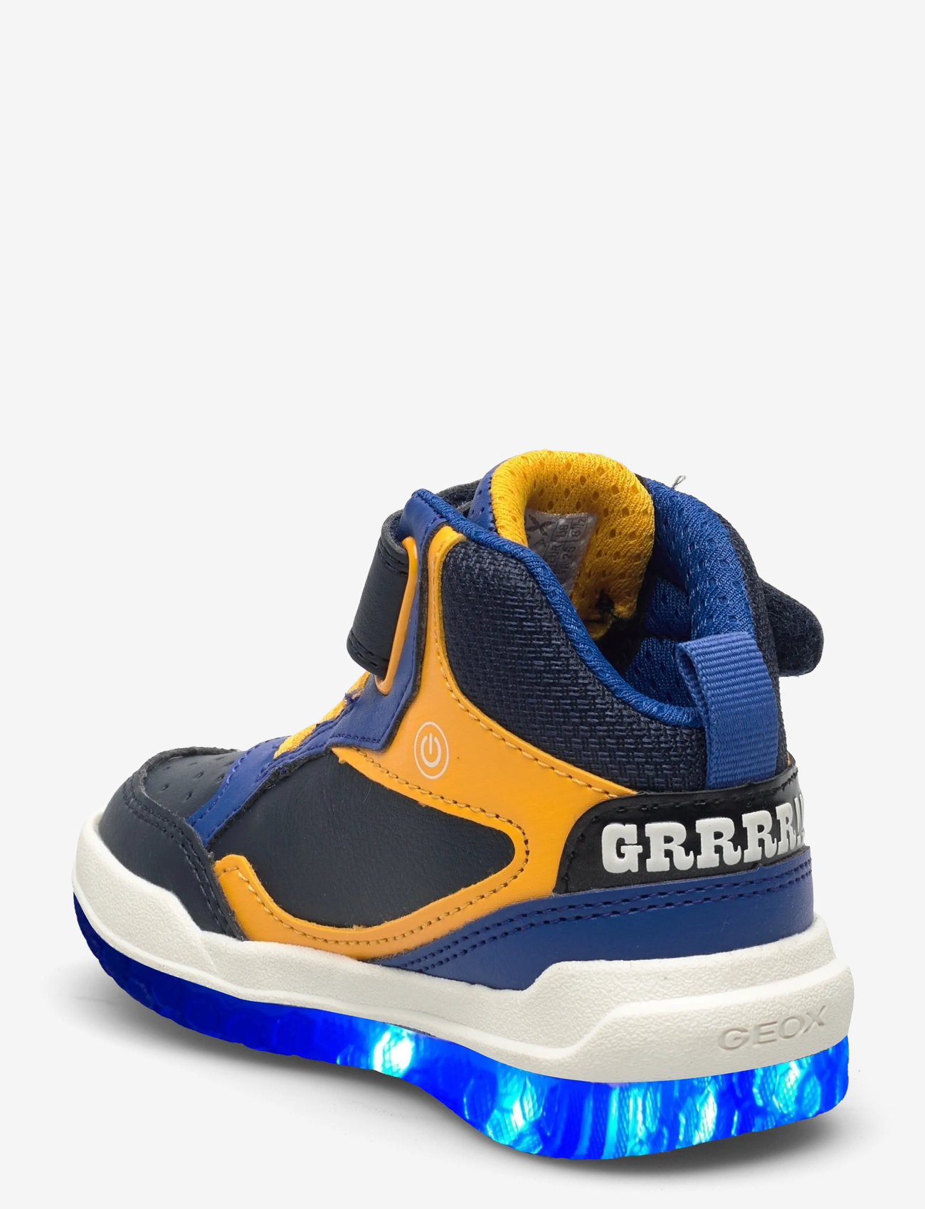 GEOX - J BUZZERLIGHT BOY E - hoher schnitt - blu yellow - 2