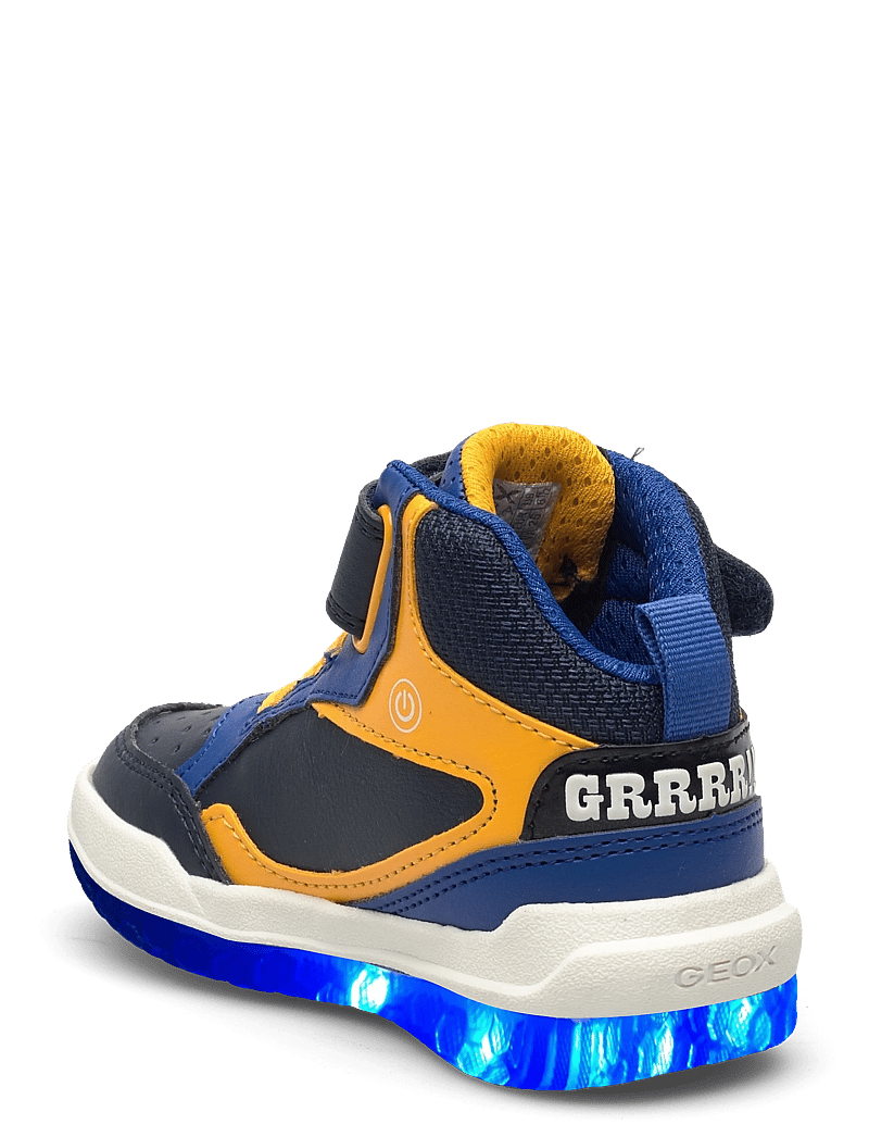 GEOX - J BUZZERLIGHT BOY E - sneakers med lys - blu yellow - 2