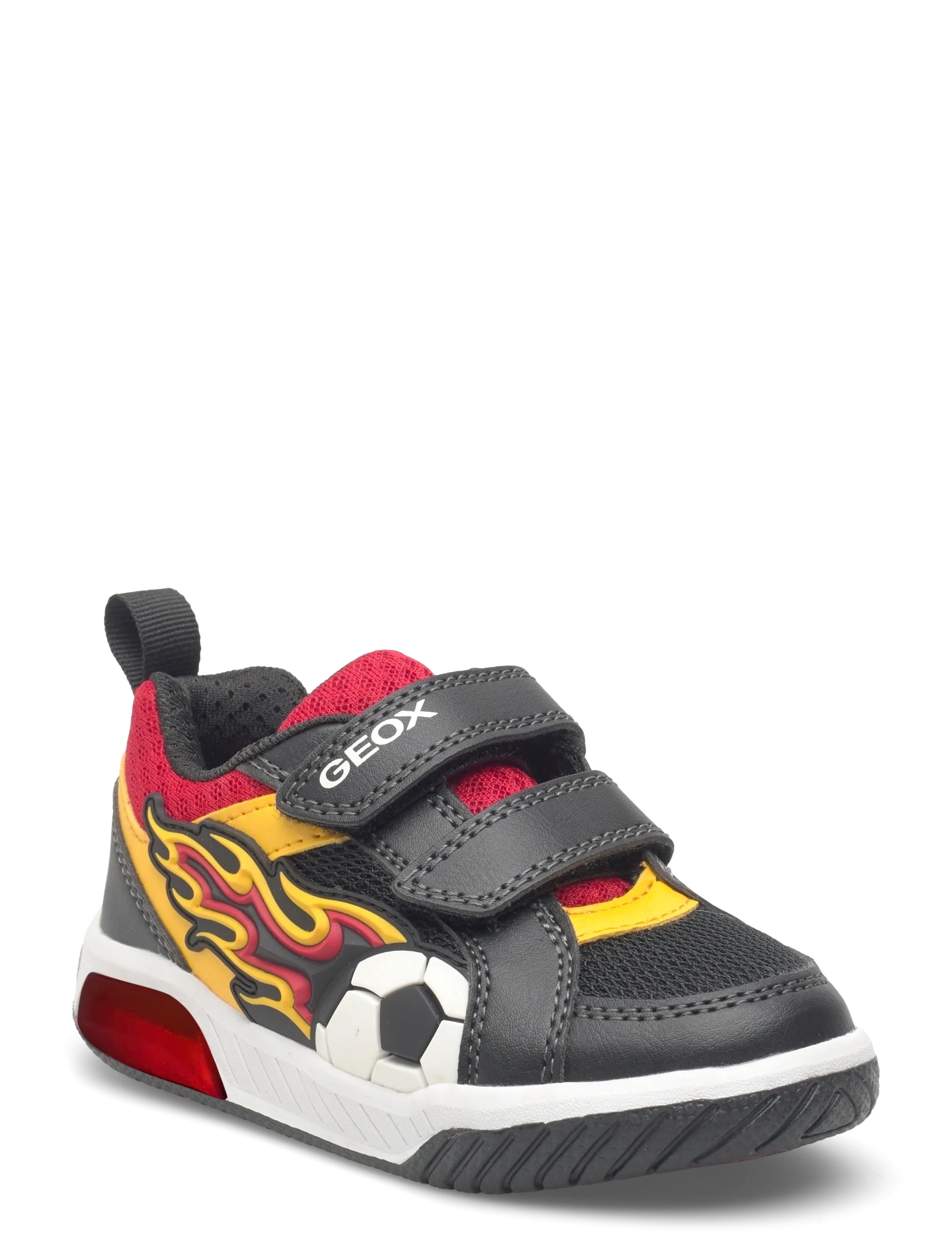 GEOX J INEK BOY B - Geox - BLACK/YELLOW / black