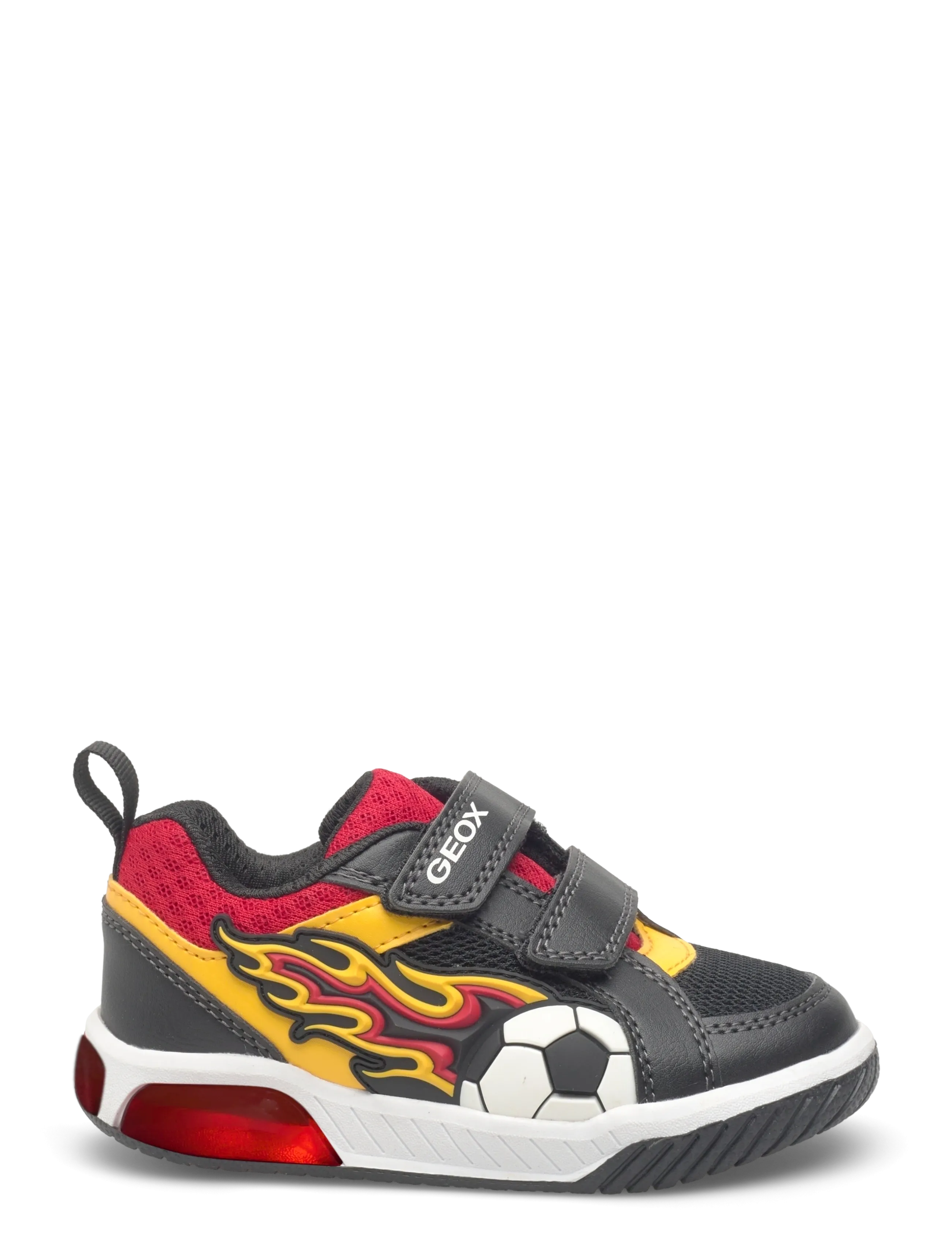 GEOX - J INEK BOY B - kõrge säärega tossud - black/yellow - 1