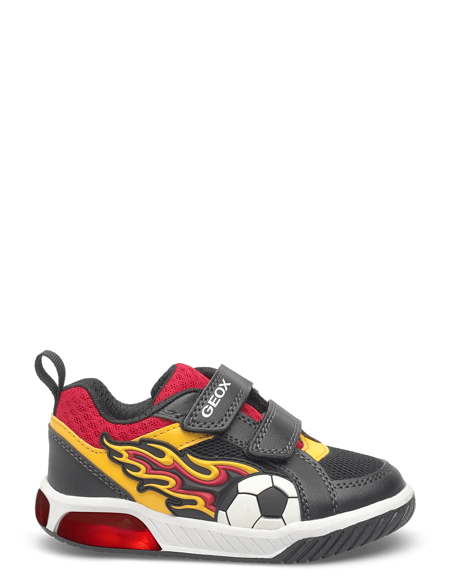 GEOX - J INEK BOY B - kõrge säärega tossud - black/yellow - 1