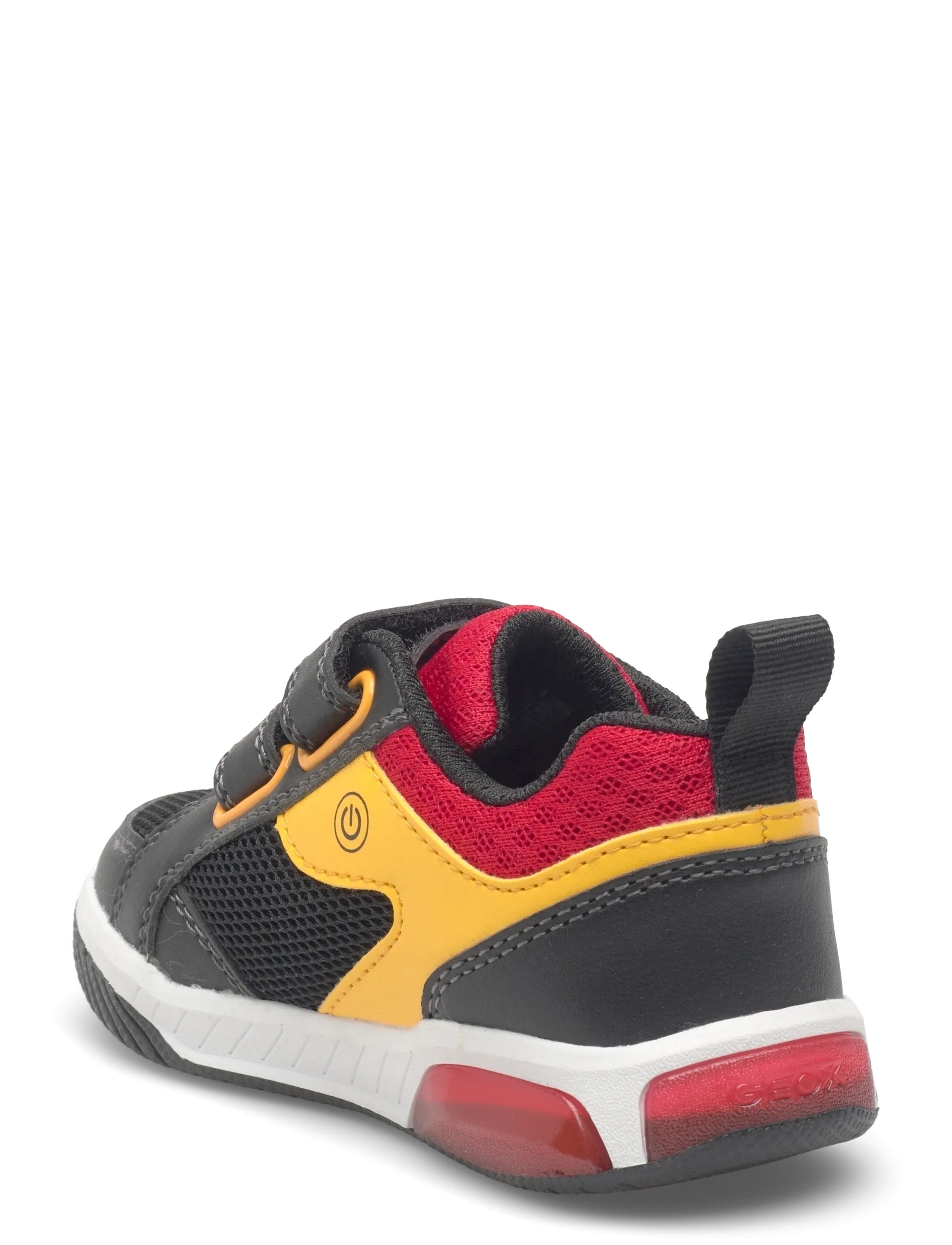 GEOX - J INEK BOY B - kõrge säärega tossud - black/yellow - 2