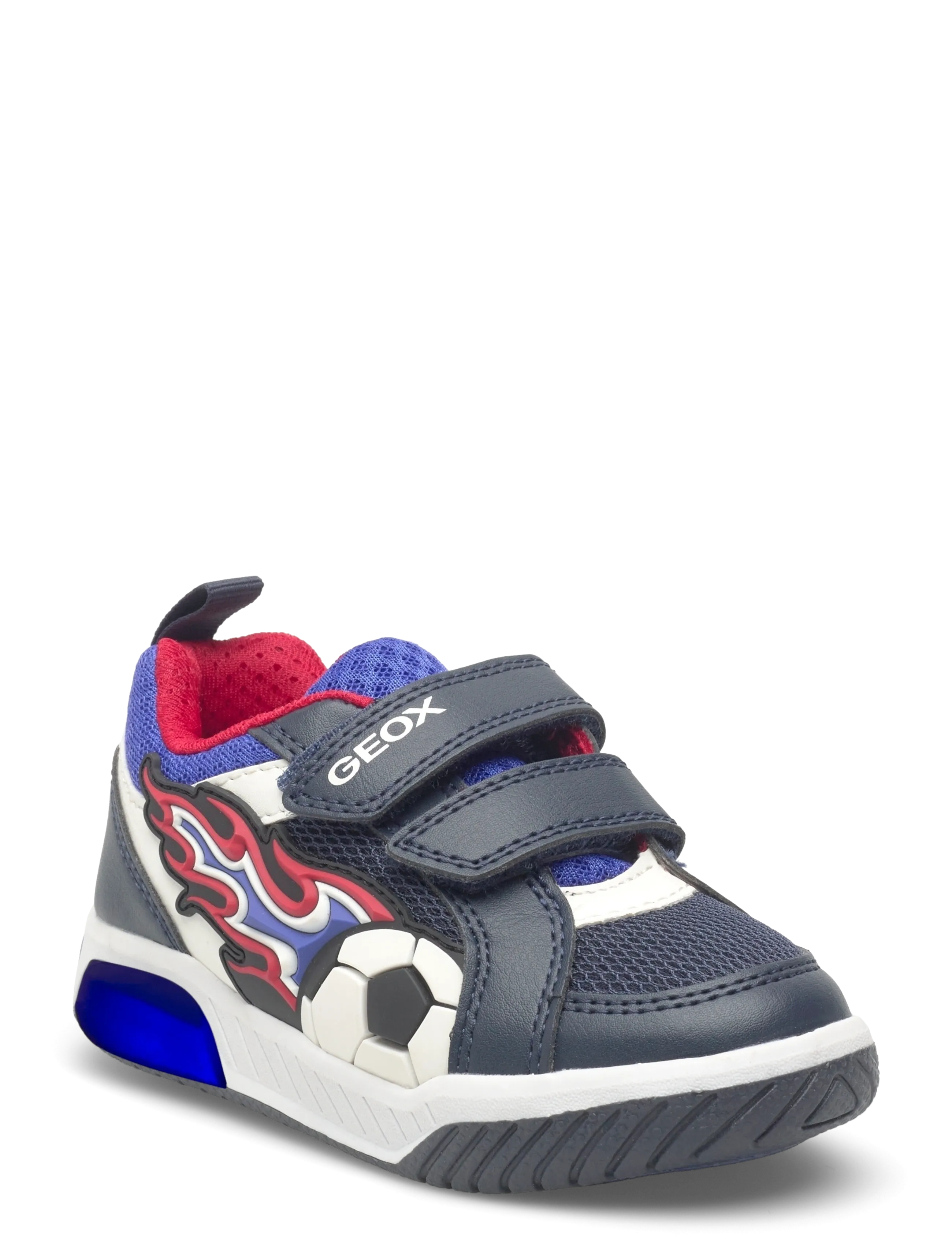 GEOX J INEK BOY B - Sneakers - NAVY/RED / multi