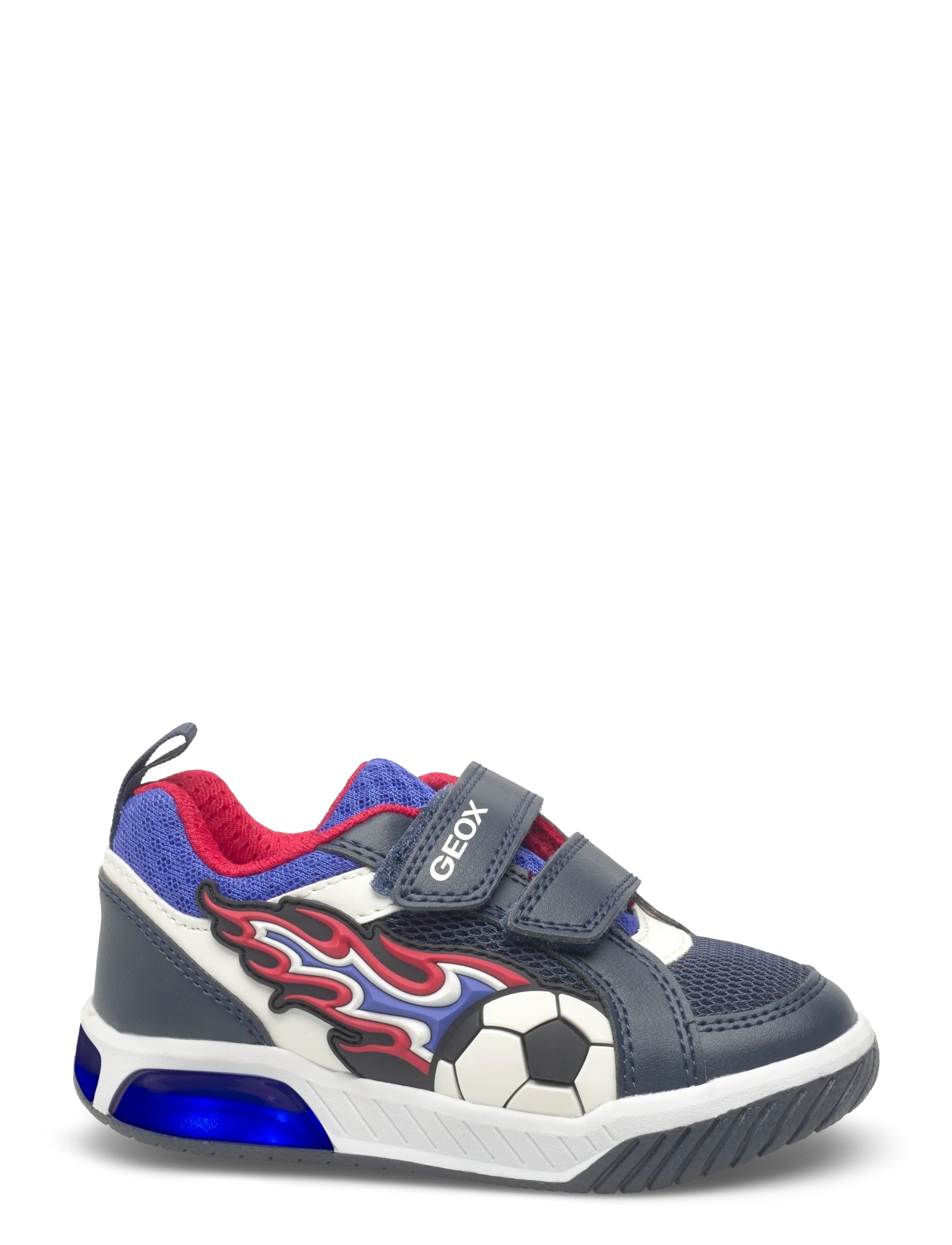 GEOX - J INEK BOY B - gode sommertilbud - navy/red - 1