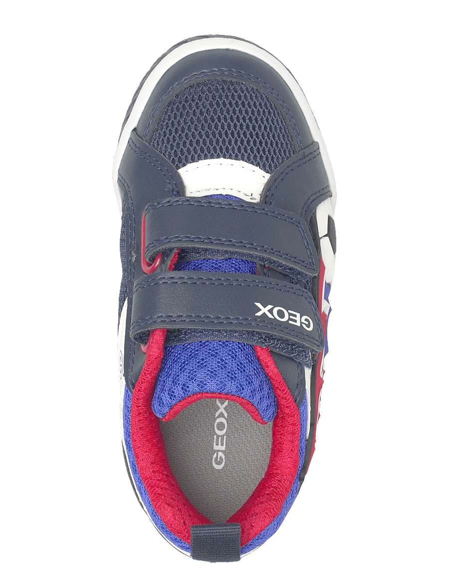 GEOX - J INEK BOY B - niedriger schnitt - navy/red - 3