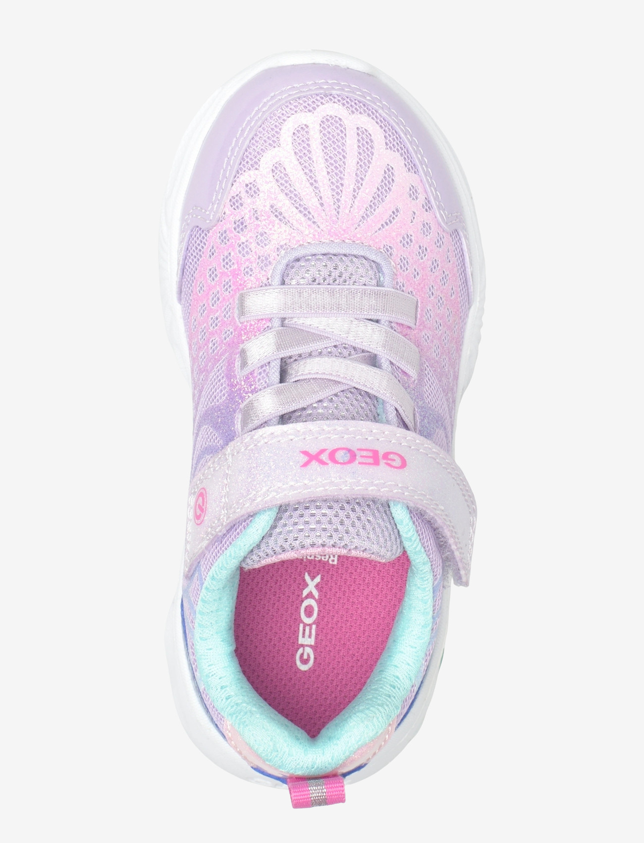 GEOX - J ASSISTER GIRL A - lave sneakers - lilac/watersea - 3
