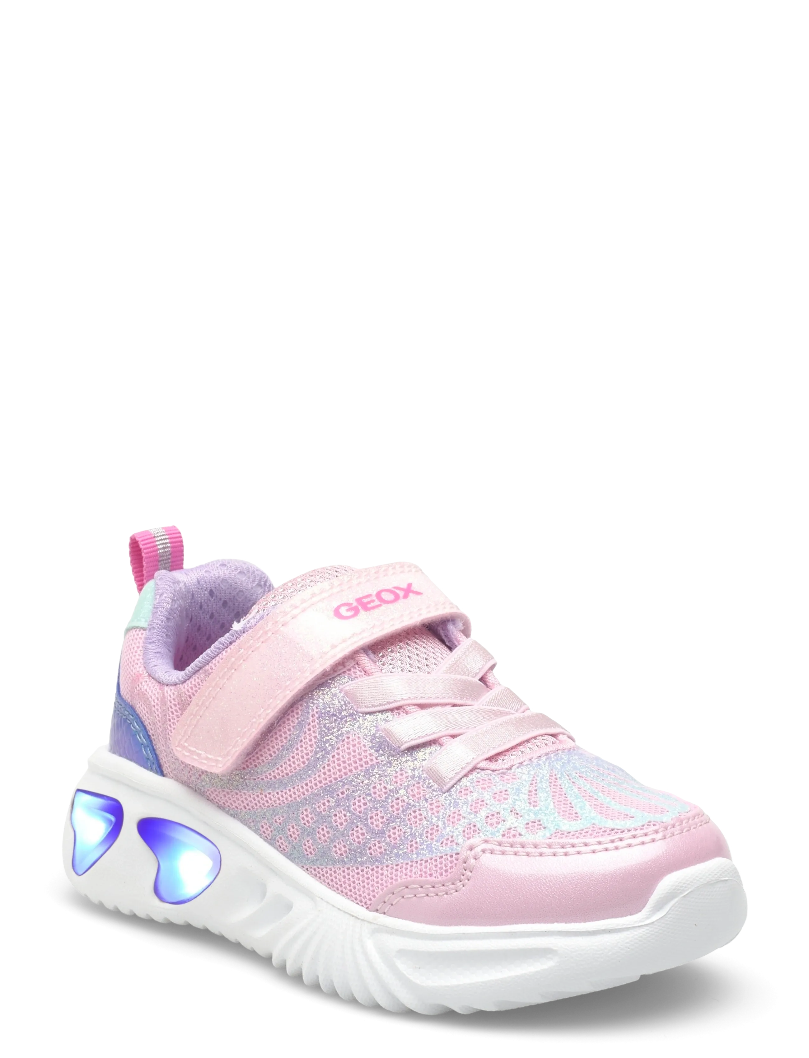 GEOX J Assister Girl A, Lysende Sneakers, Pink, Str: 30