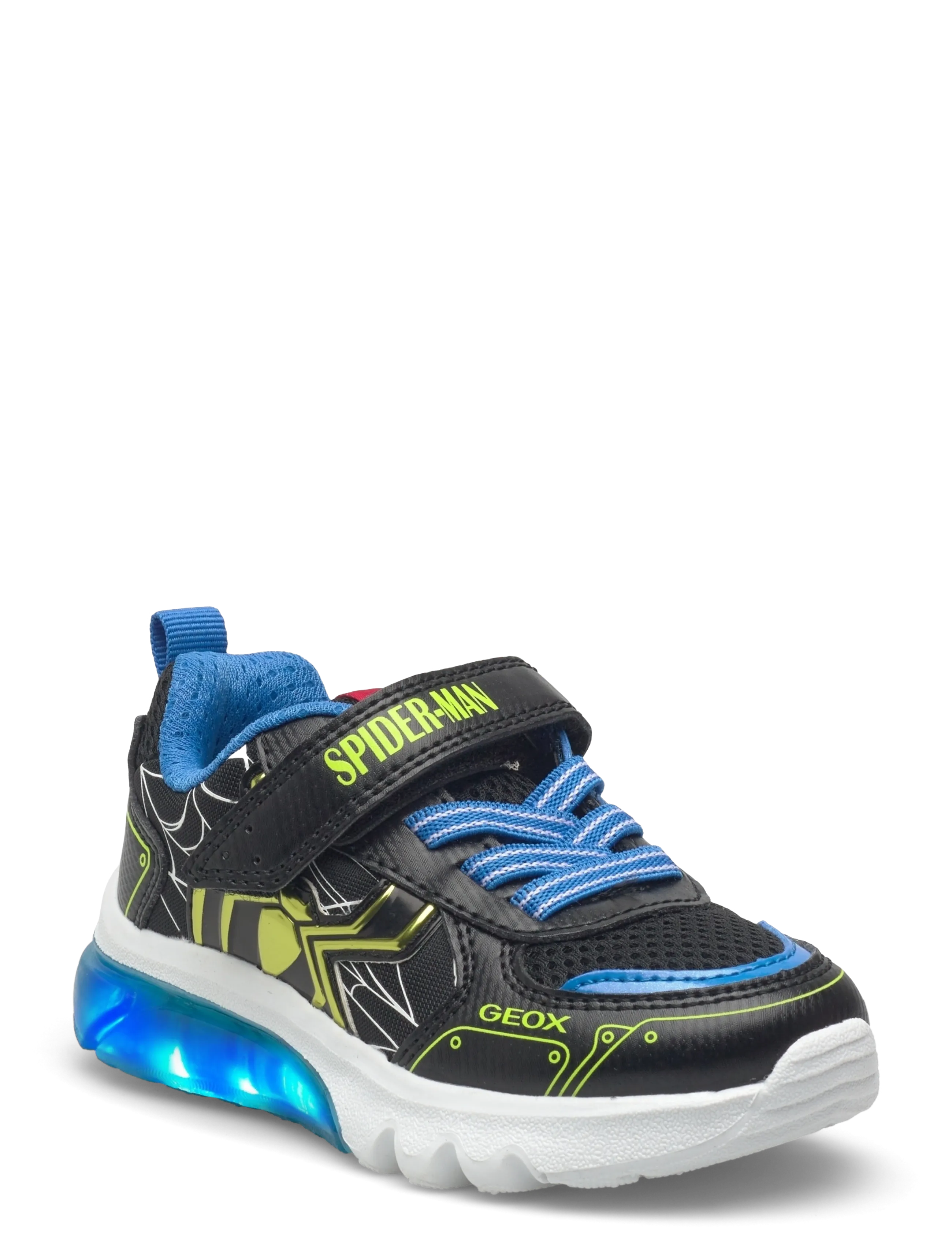 GEOX J CIBERDRON BOY C - Geox - BLACK/LIME / black
