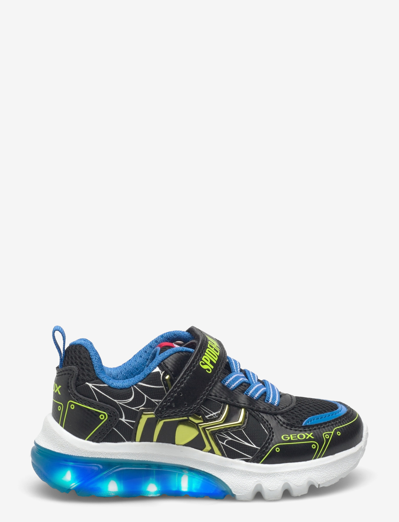 GEOX - J CIBERDRON BOY C - lave sneakers - black/lime - 1