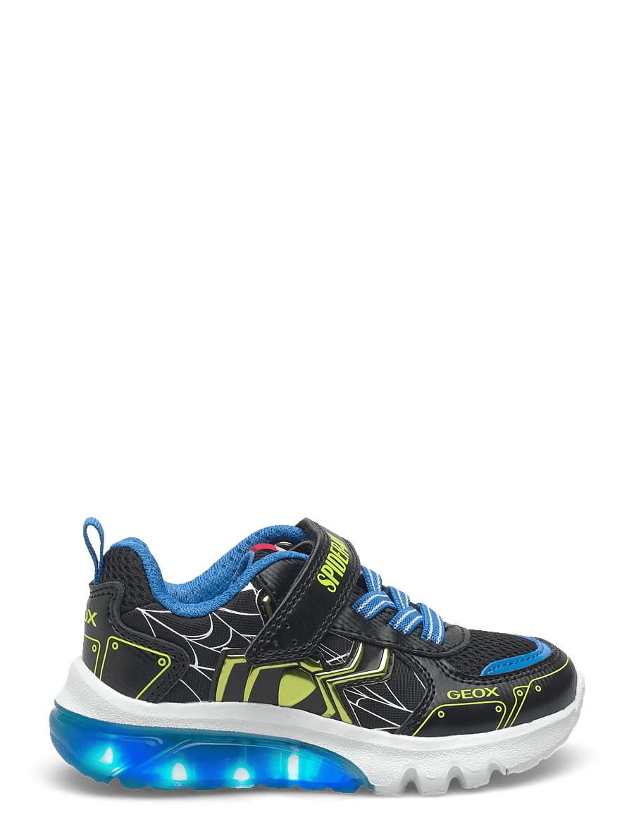 GEOX - J CIBERDRON BOY C - niedriger schnitt - black/lime - 1