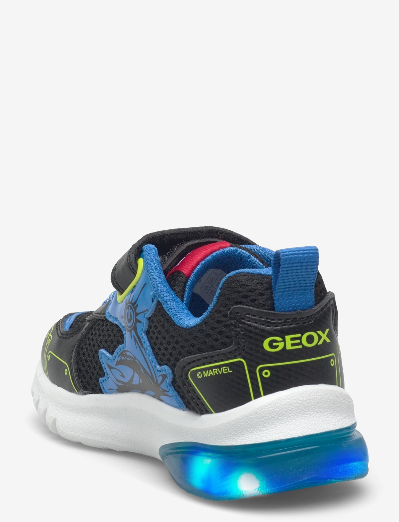 GEOX - J CIBERDRON BOY C - lave sneakers - black/lime - 2