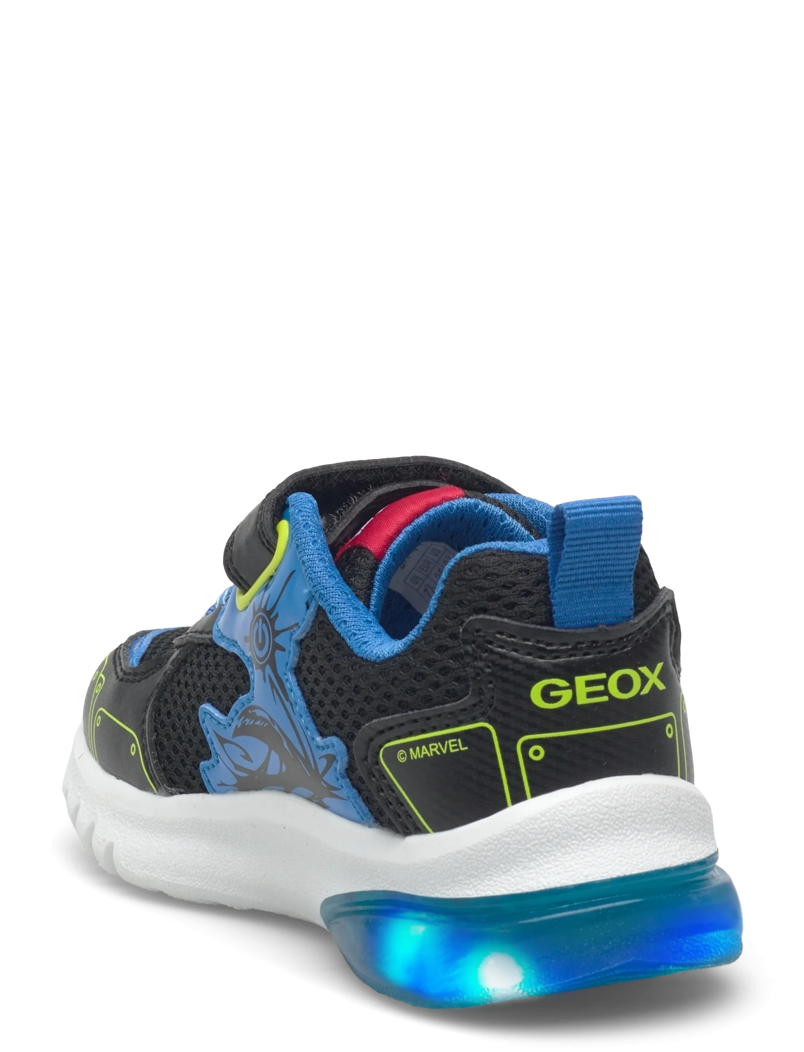 GEOX - J CIBERDRON BOY C - lave sneakers - black/lime - 2