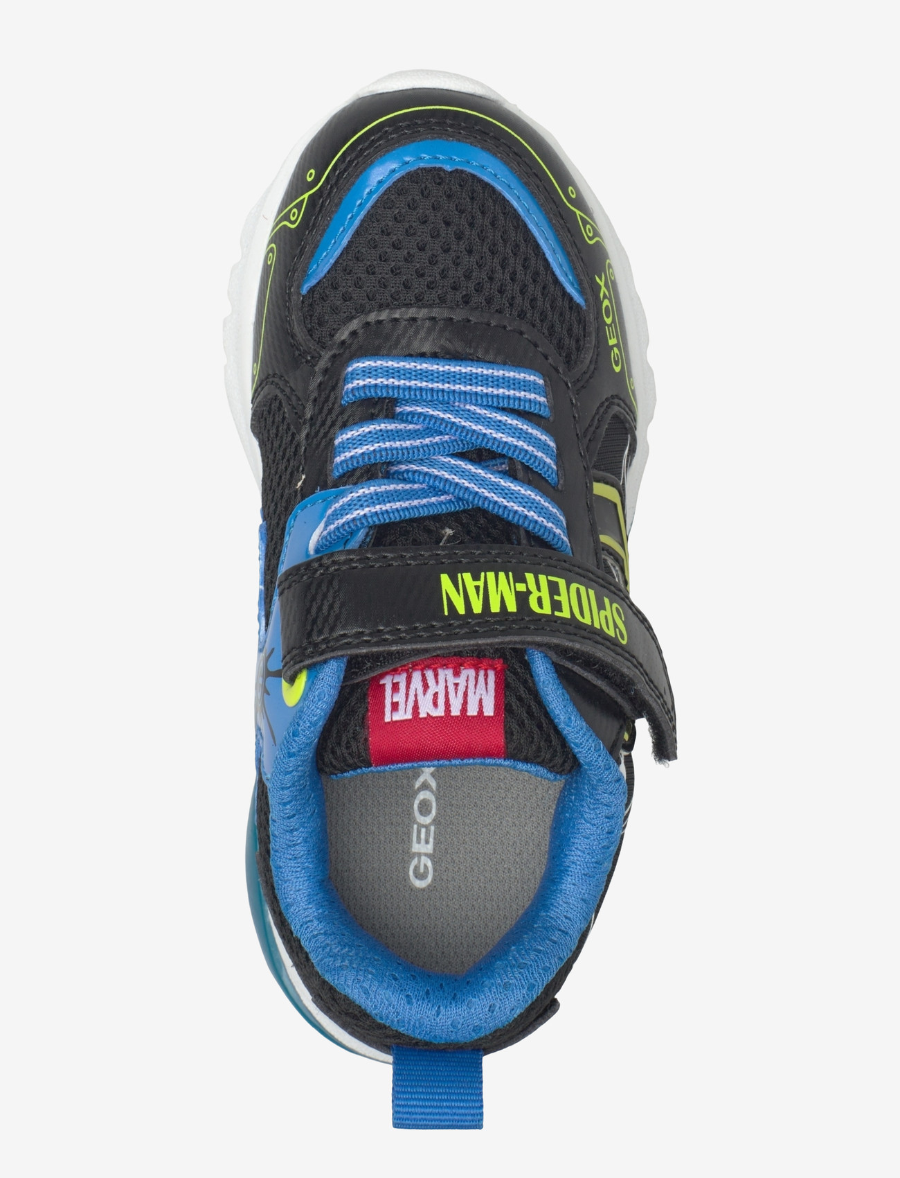 GEOX - J CIBERDRON BOY C - lave sneakers - black/lime - 3